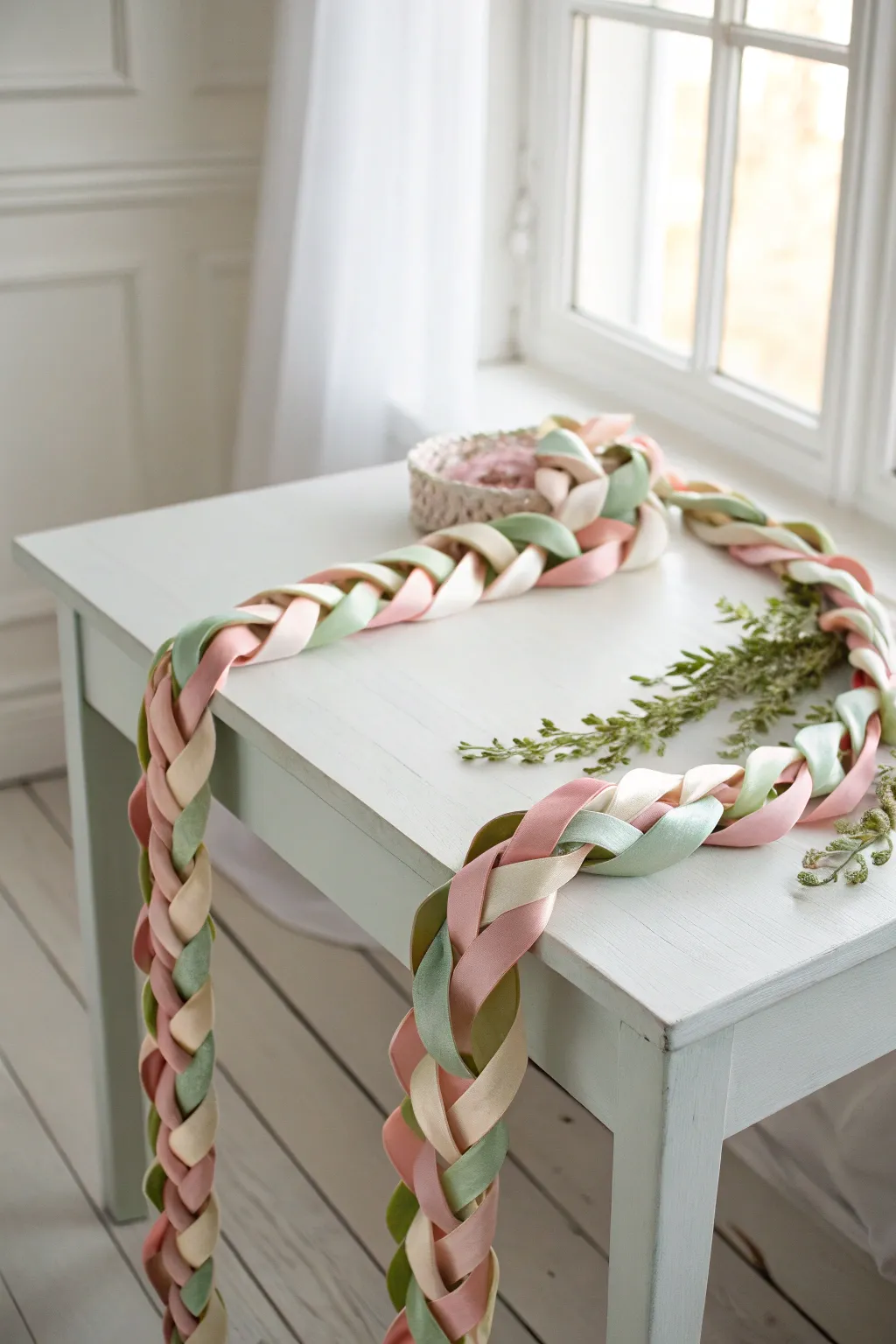 Embrace simplicity and elegance with a chunky ribbon lei, the perfect statement piece for any occasion.