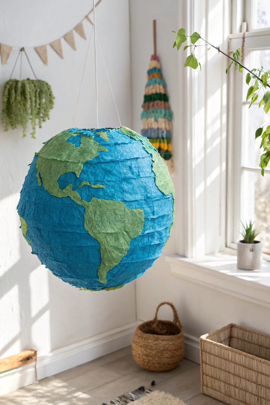Celebrate Earth Day with a stunning planet Earth pinata, sparking meaningful conversations about our world!