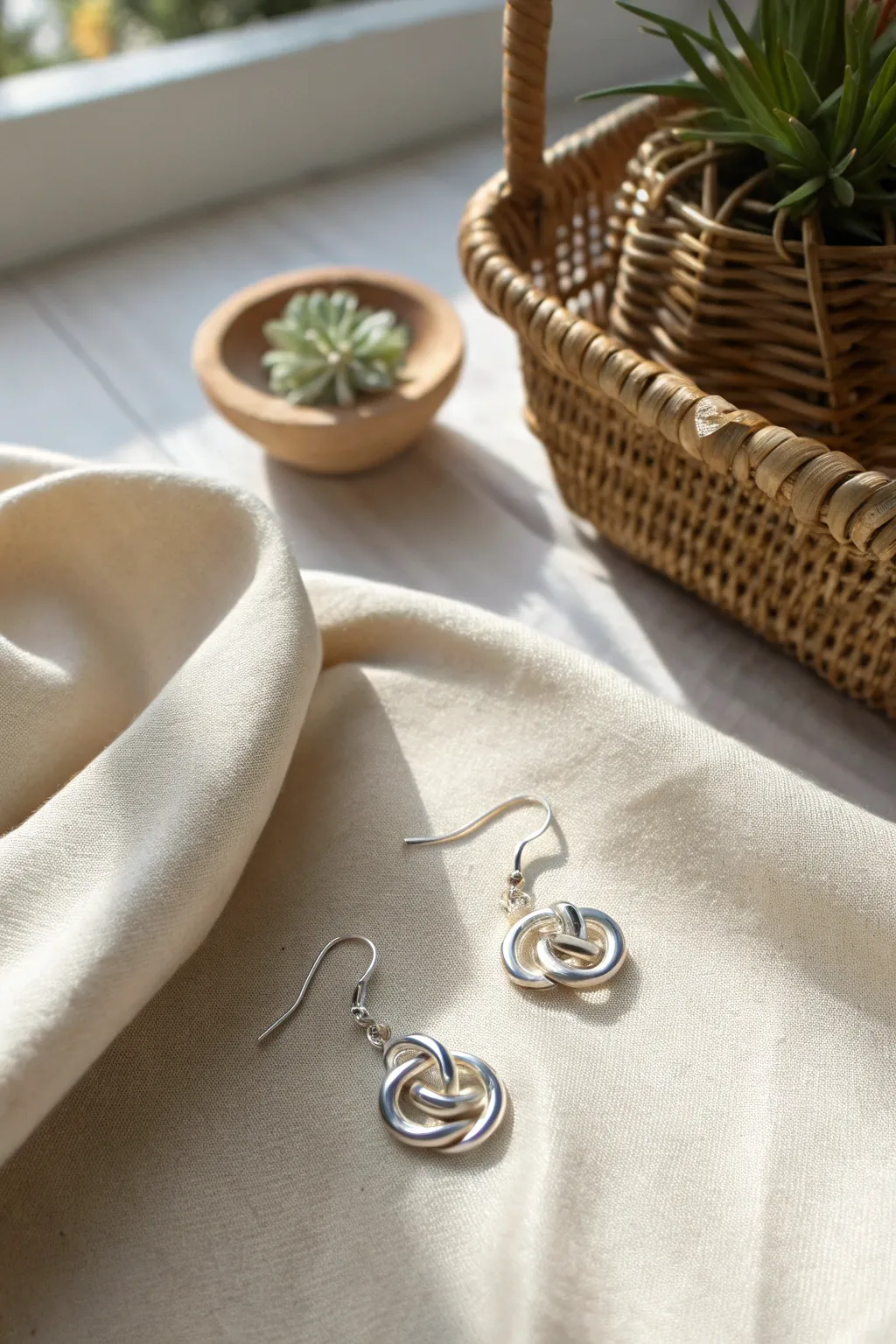 Unbreakable bonds wrapped in elegance. Discover the timeless charm of love knot earrings.