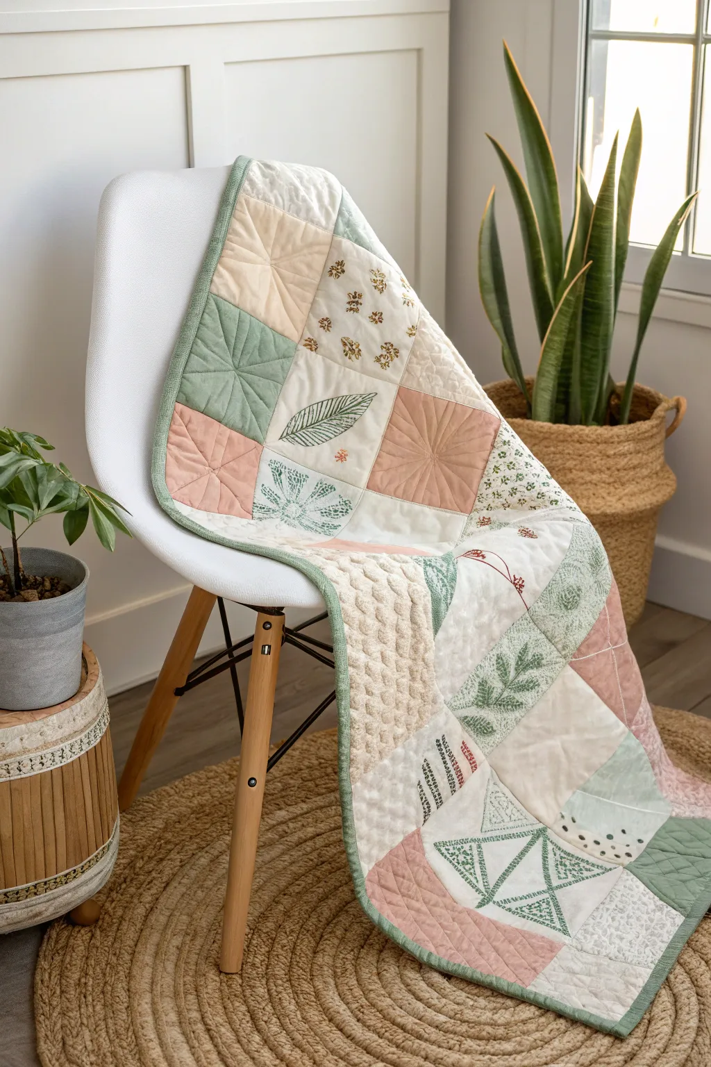 Elevate your space with a Signature Sampler Quilt—where minimalist Scandinavian design meets artisanal boho charm.