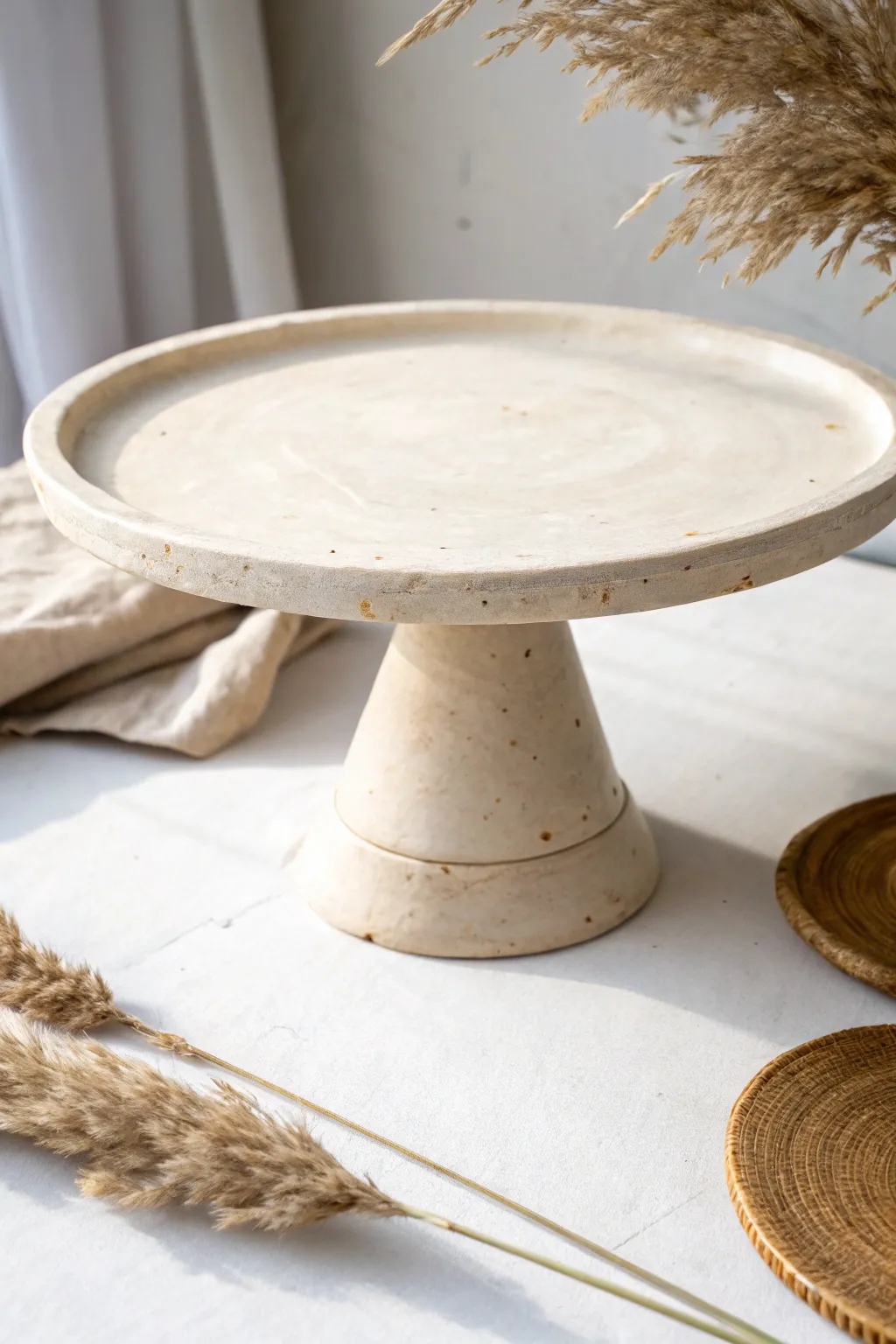 Elevate your desserts with a touch of handmade elegance. #SlabPottery #MinimalistCraft