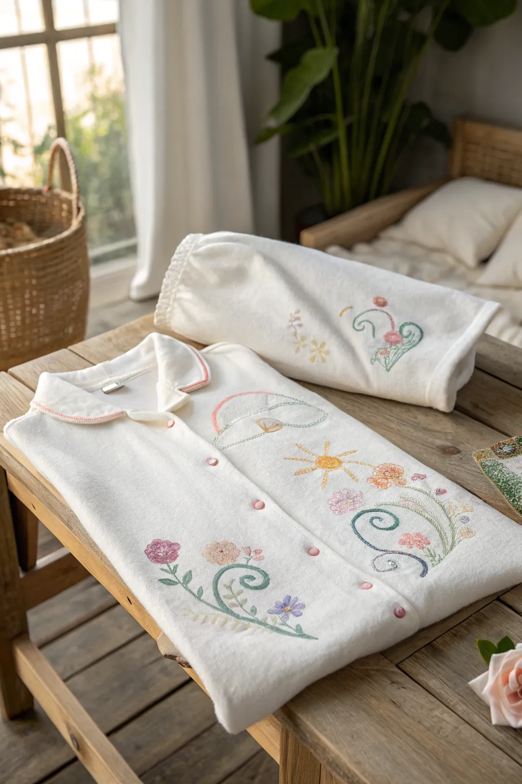 Add a splash of creativity to your sleepwear with charming puffy paint designs!