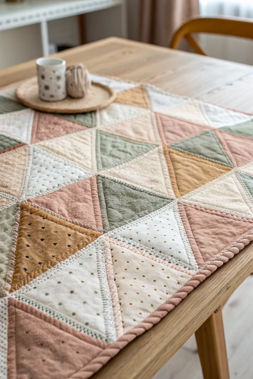 Discover the art of slow stitching through this beautifully crafted quilt top.