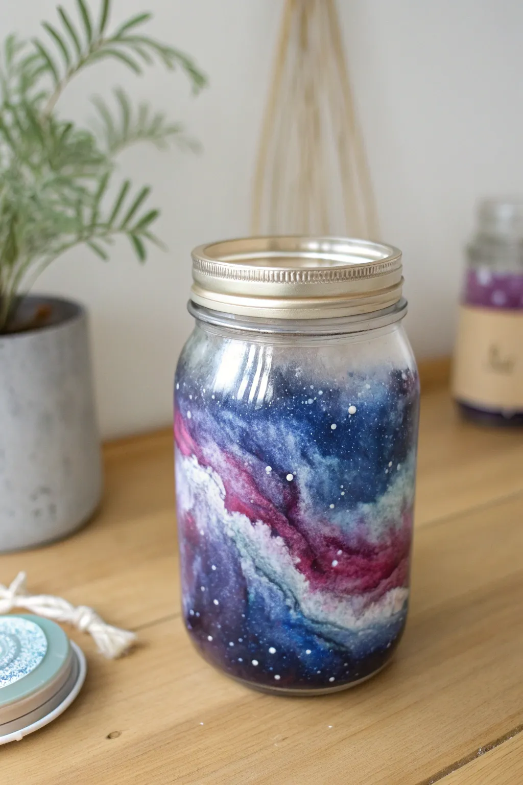 Bring the cosmos to your home with a magical Galaxy in a Jar. A simple yet stunning DIY project that captures the beauty of space.