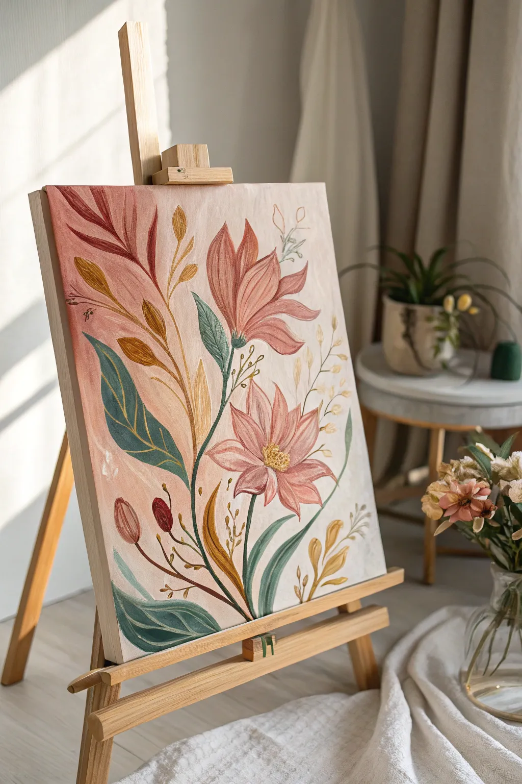 Unleash your creativity with abstract floral designs that blend simplicity and elegance.