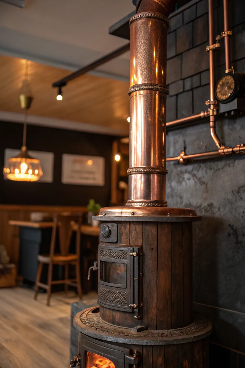 Add warmth and style to your space with handcrafted copper accents.