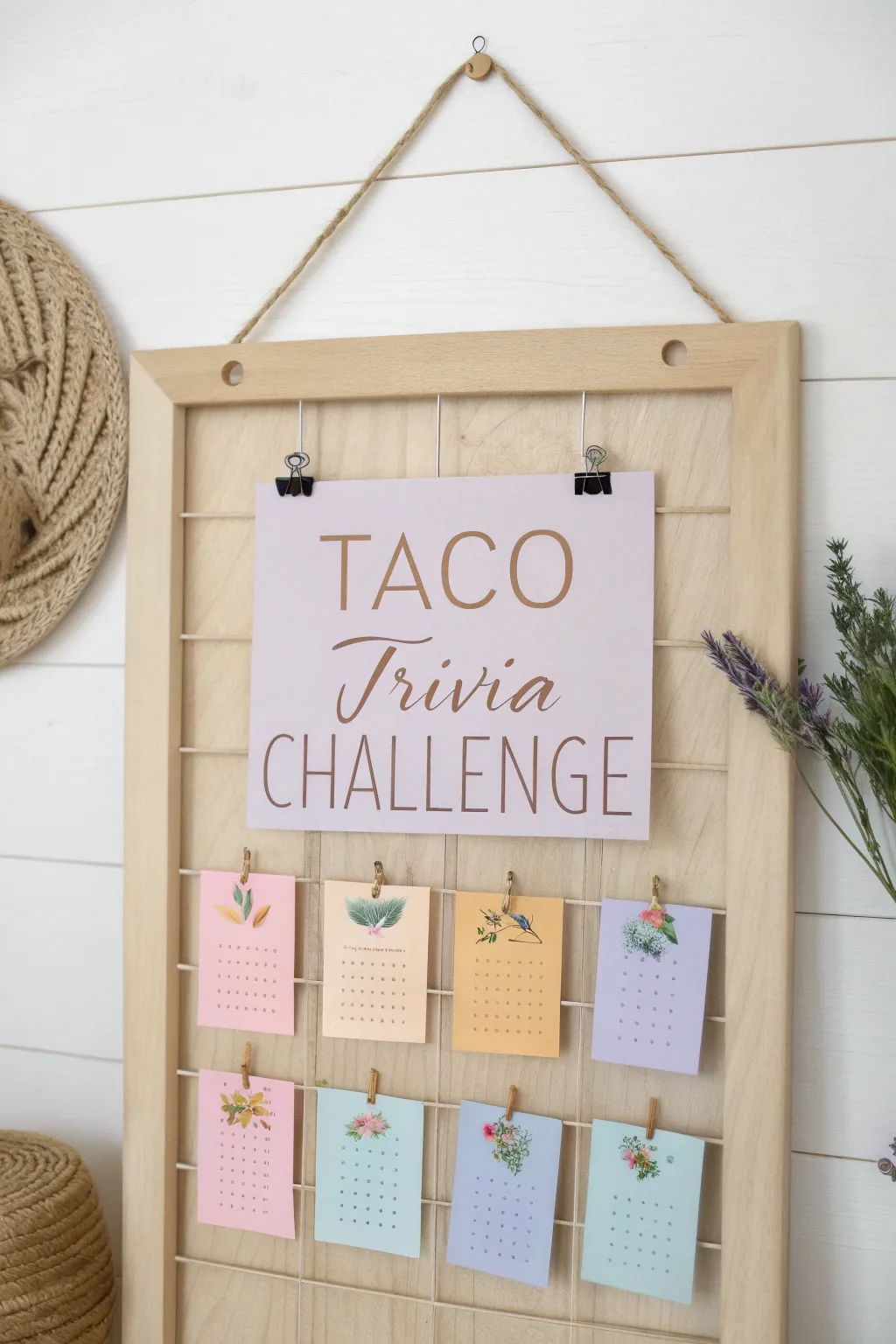 Dive into taco trivia with a touch of minimalist elegance! 🌿🌮