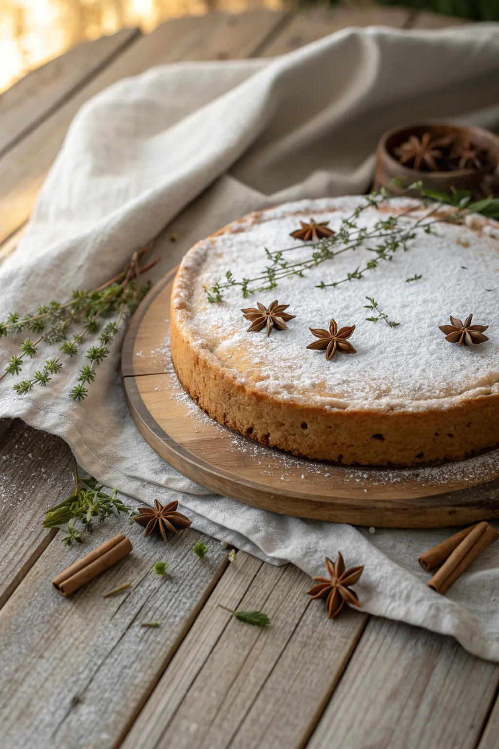 Savor the warmth of chai spices in this beautifully crafted cookie cake, perfect for a cozy Thanksgiving gathering.