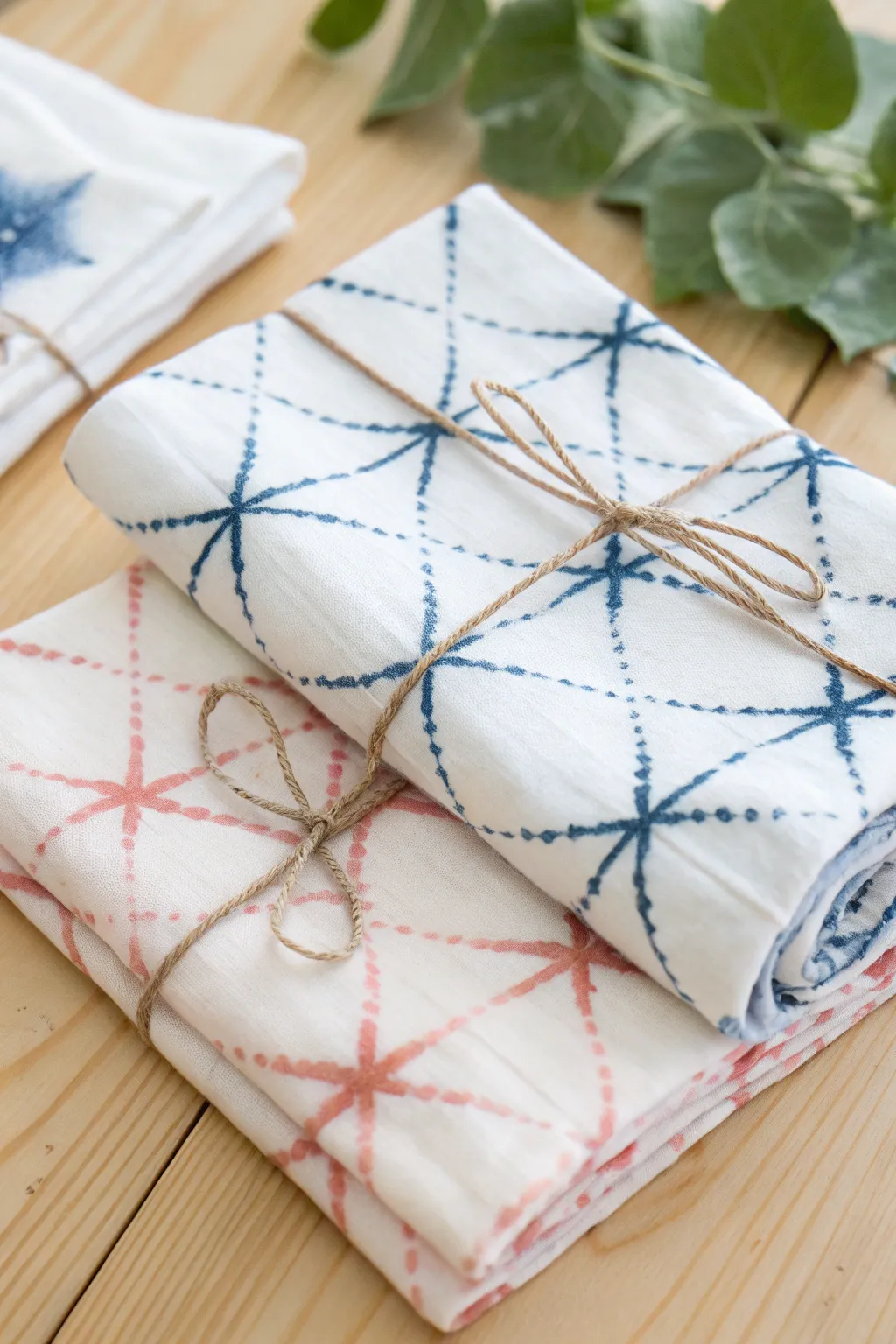 Explore the art of tie-dye with the string technique: where simplicity meets vibrant creativity.