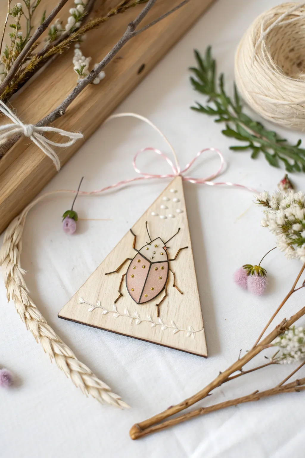 Discover the charm in simplicity with our adorable triangle bug crafts!