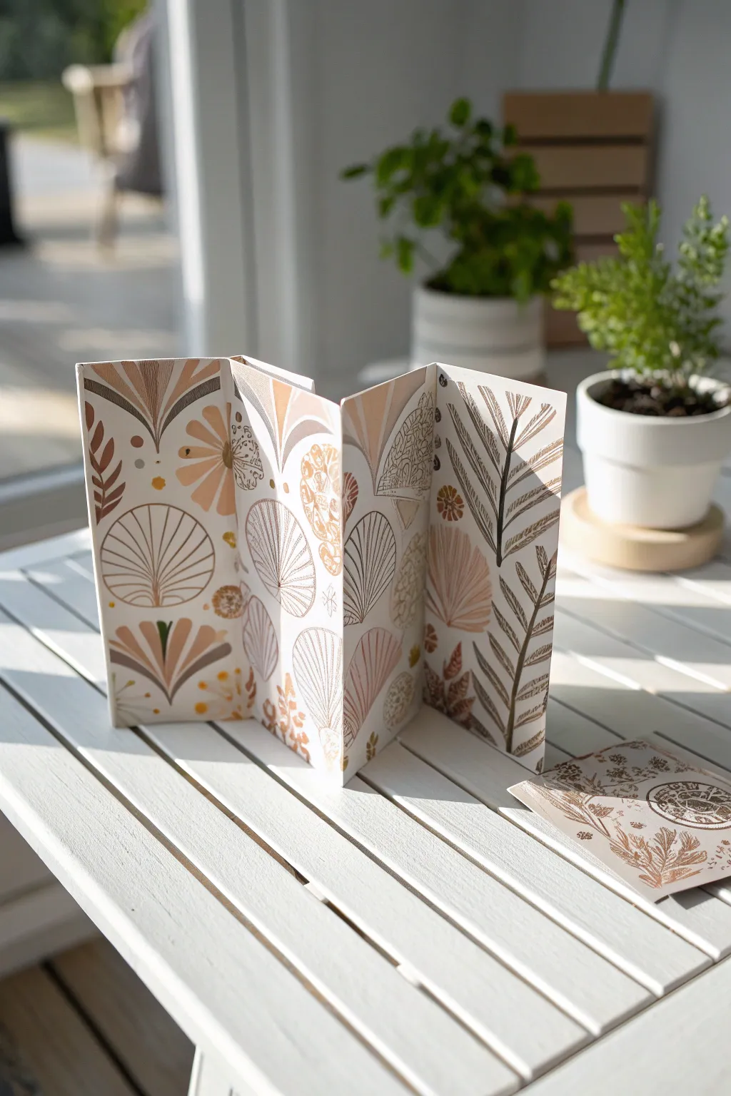 Discover the timeless elegance of a classic Z-fold card, where simplicity meets sophistication.