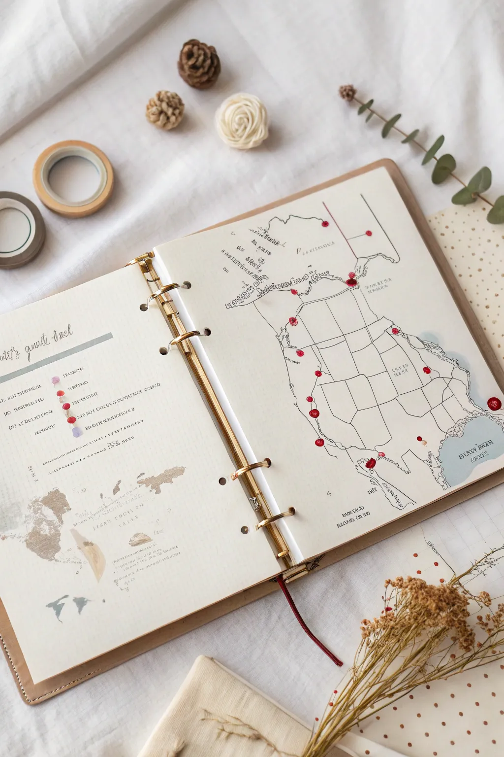 Trace the journey of your love story with a beautifully crafted memory map, highlighting the special places in your relationship. #ValentinesDayCraft #MemoryMap