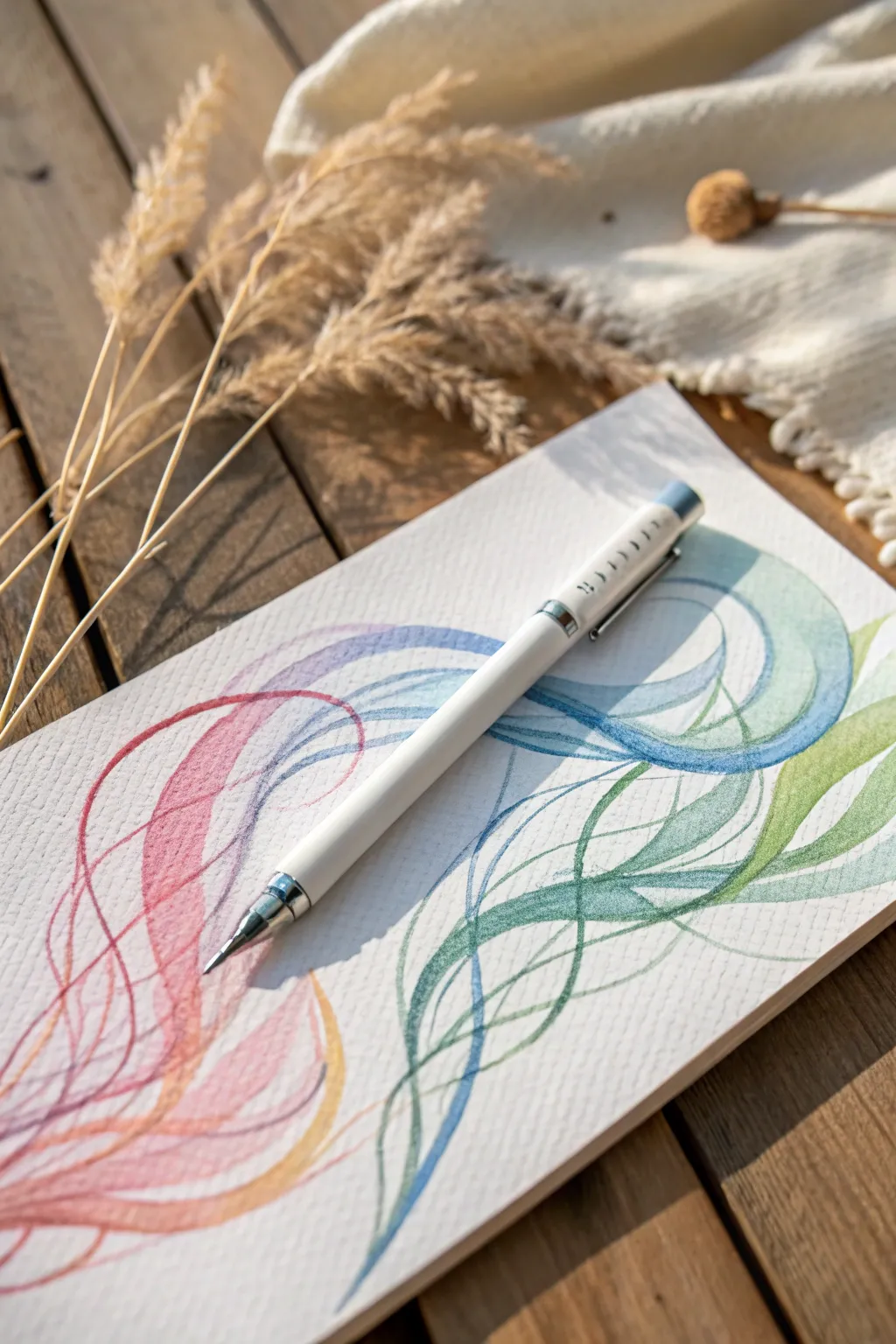 Unleash the dance of colors with every stroke. #WatercolorMotion