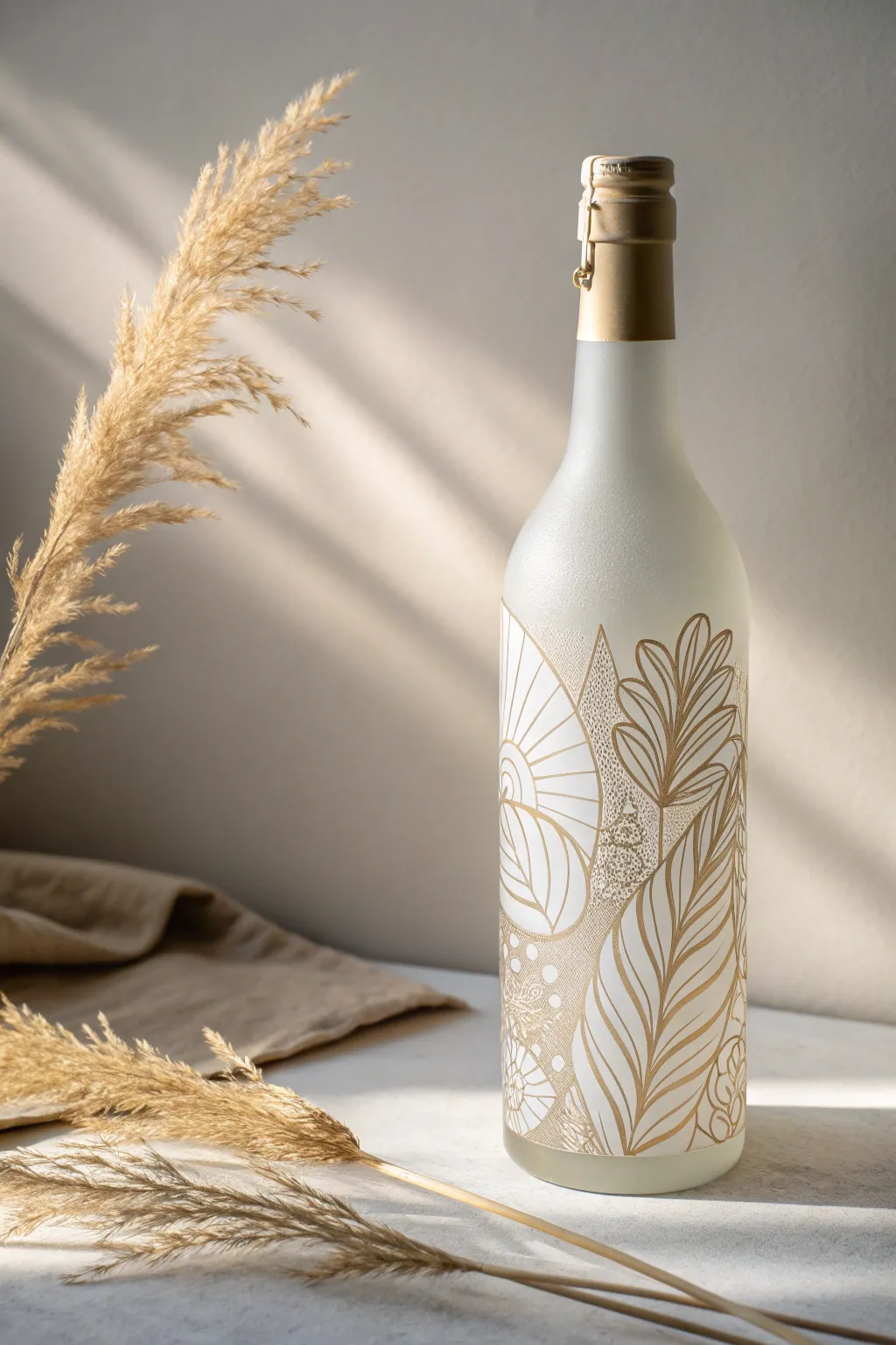 Embrace the frosted elegance for a touch of sophistication in your decor.