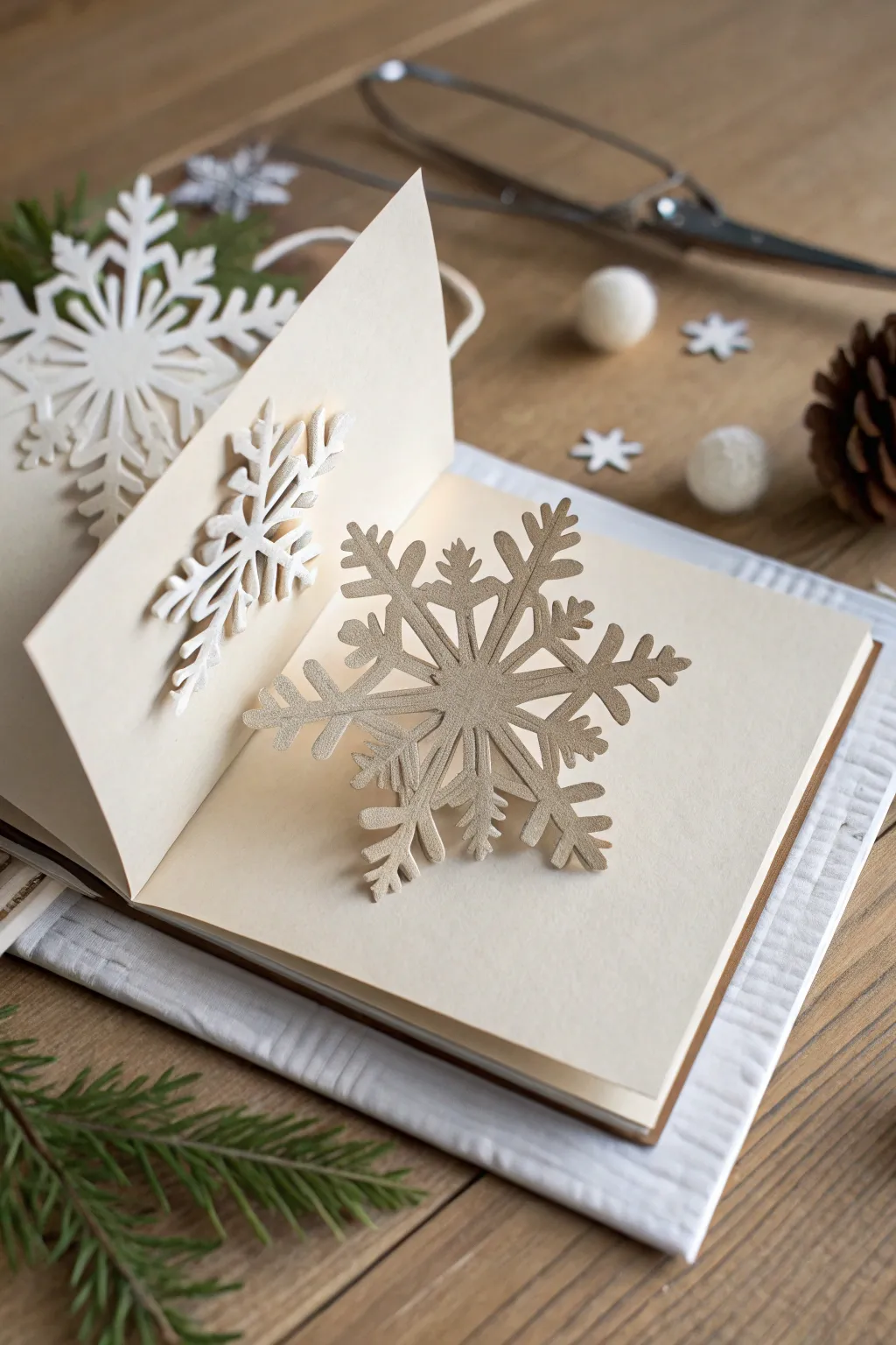 Add a touch of magic to your scrapbook with 3D pop-up elements. ✨📚 #ScrapbookIdeas #MinimalistDesign