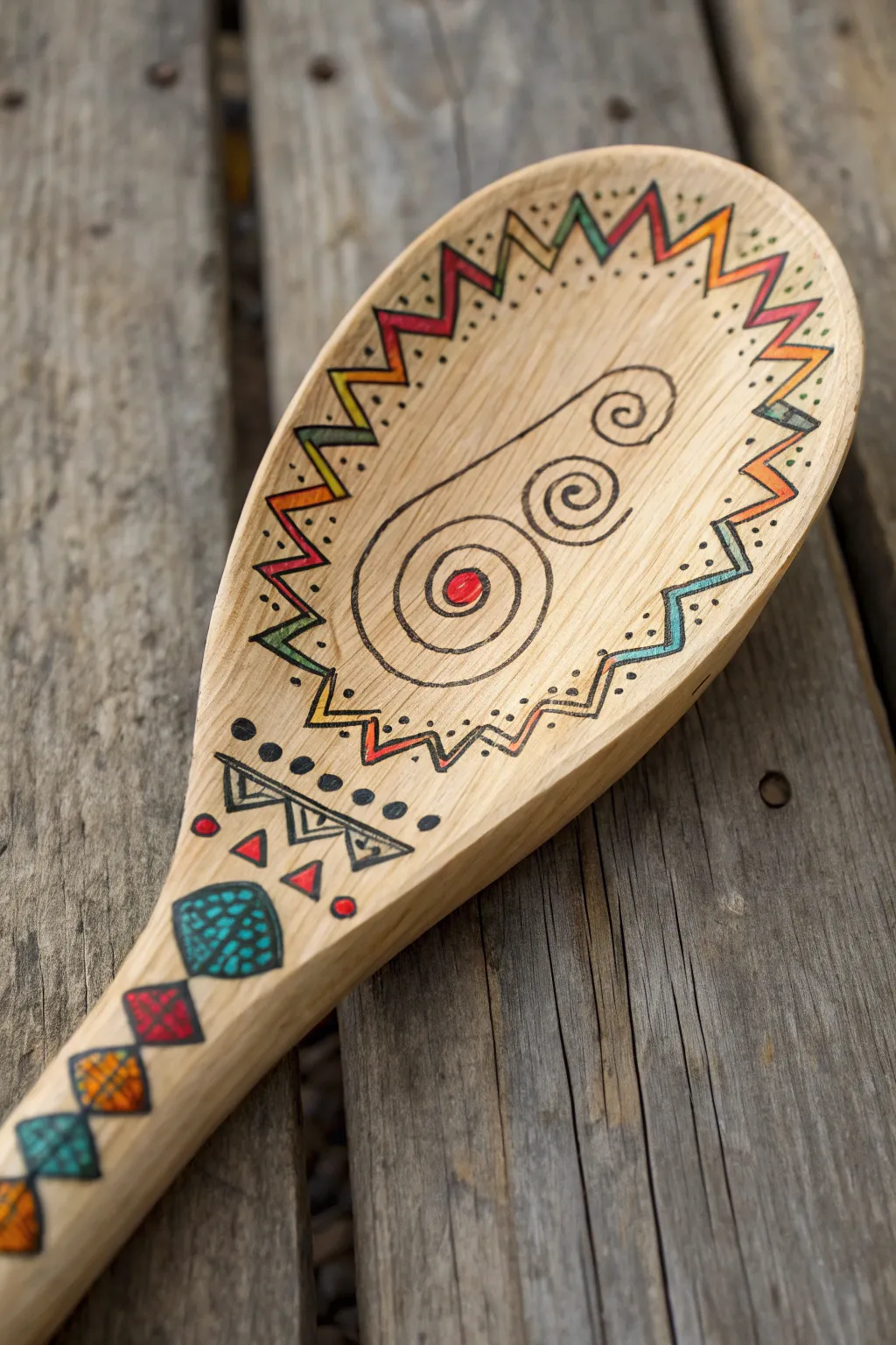Transform your kitchen with vibrant, handcrafted wooden spoons — where art meets function!
