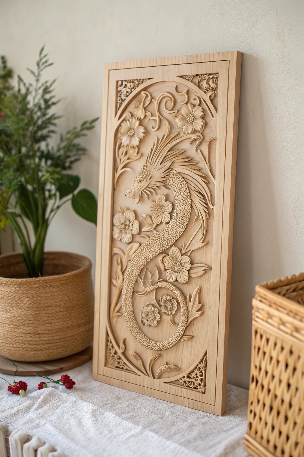 Embrace the magic: Discover the enchanting world of mythical wood art.