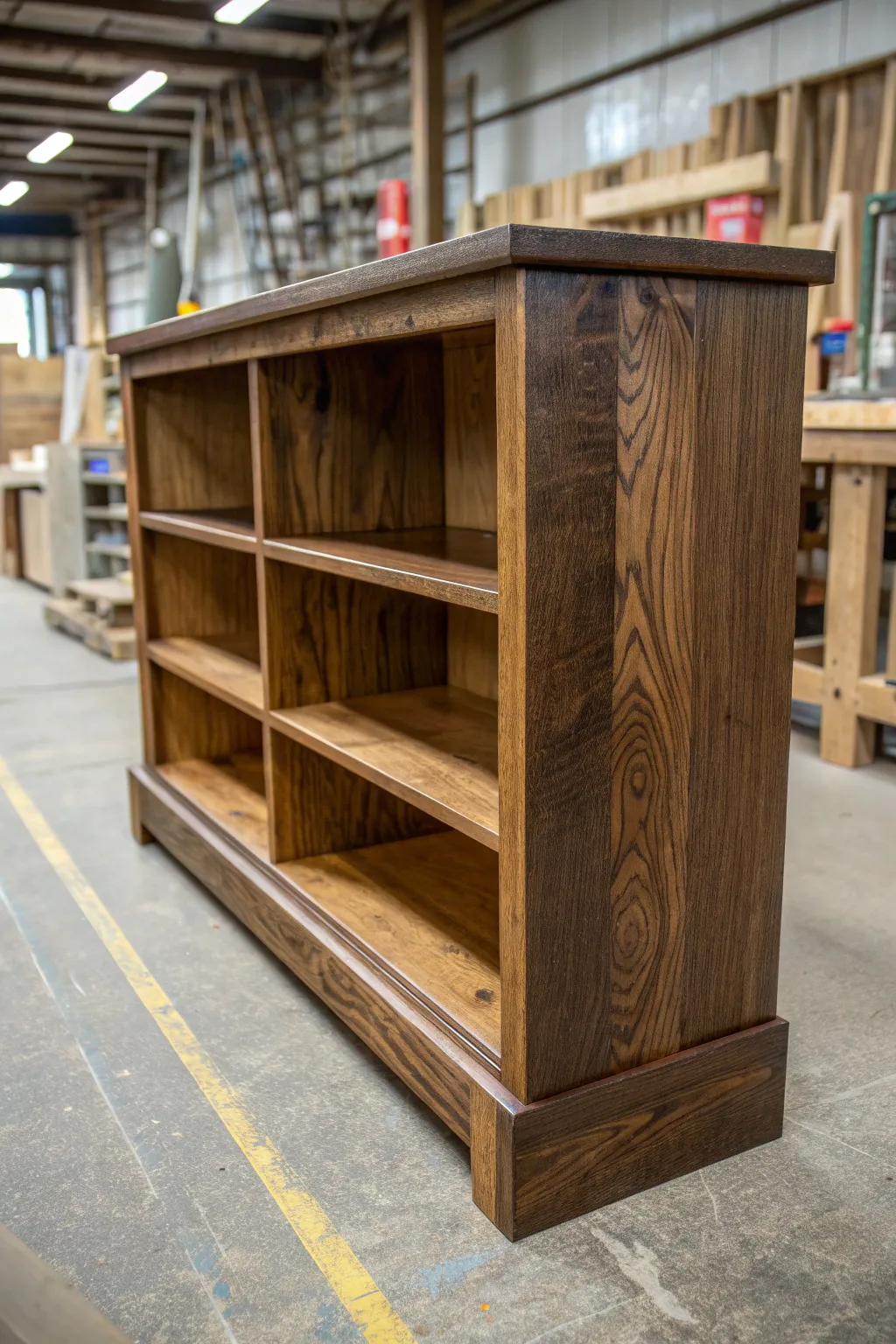 Discover the art of craftsmanship with hidden compartments in your workshop shelving.