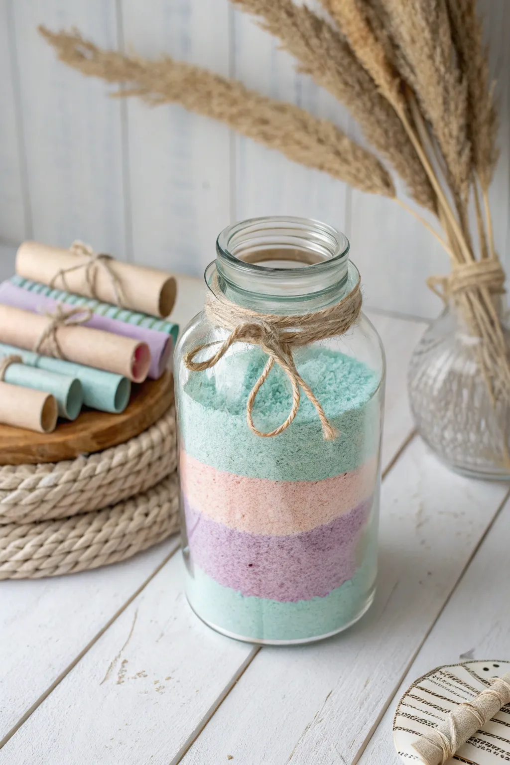 Transform your love notes into a stunning sand art masterpiece. #SandArt #LoveNotes #ScandiBoho