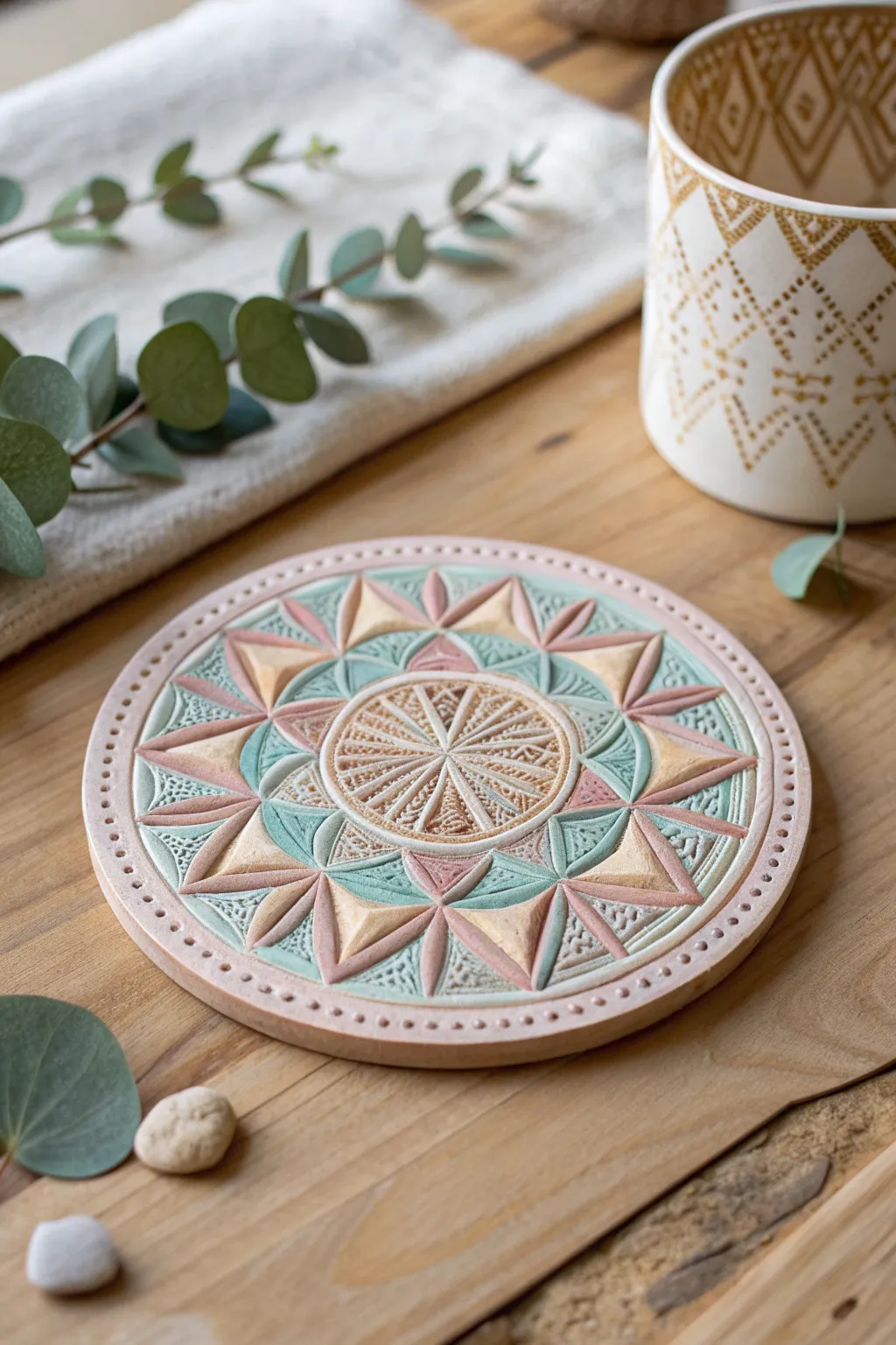 Elevate your table setting with custom coasters that blend simplicity and artistic flair. Perfect for gifting or a personal touch!