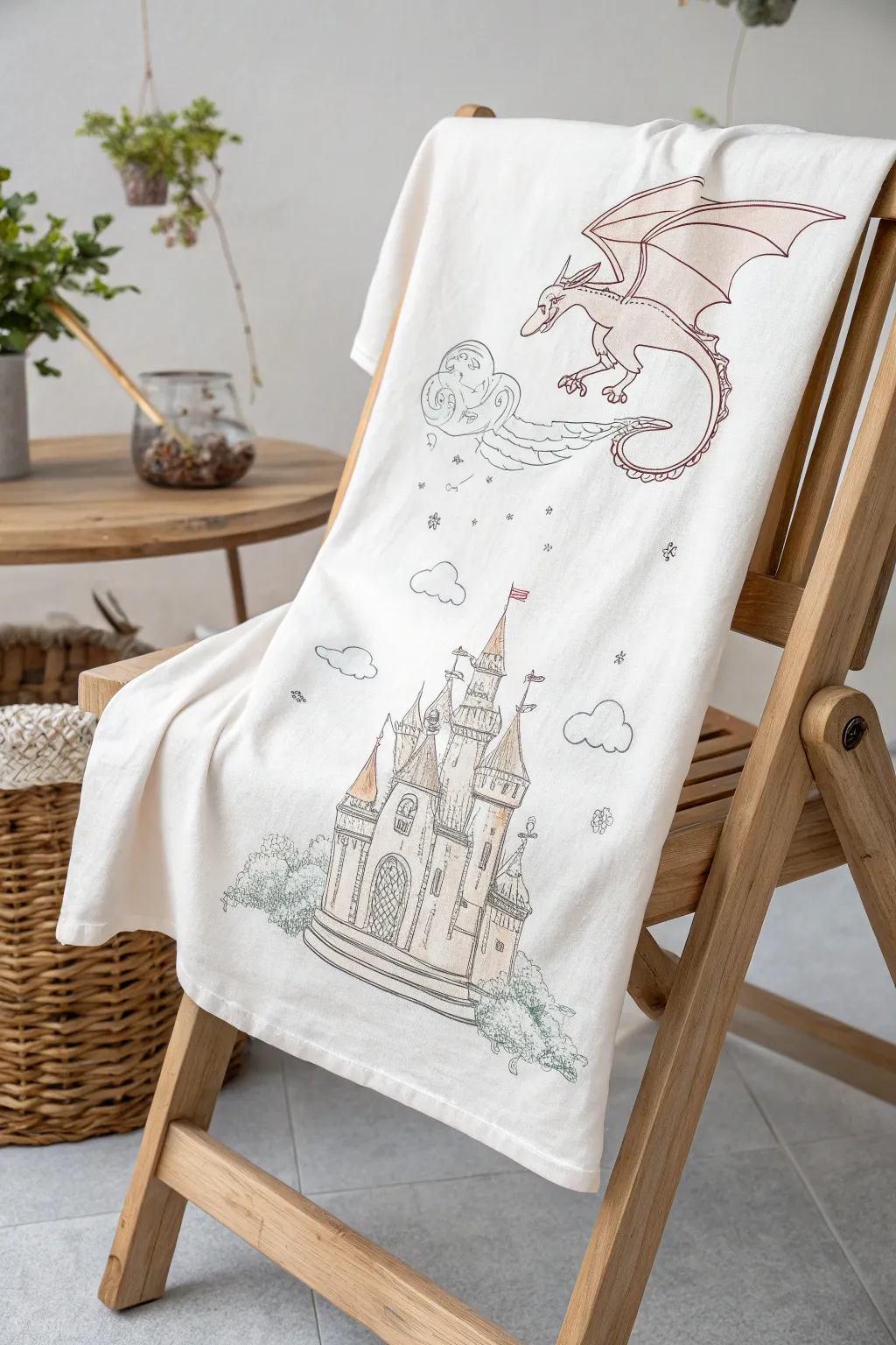 Step into a fairytale with this enchanting birthday t-shirt design, perfect for fantasy-themed celebrations.