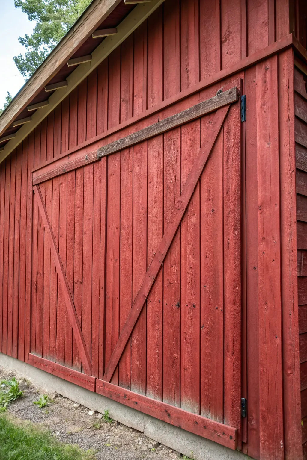Elevate your space with the timeless charm of rustic barn red.