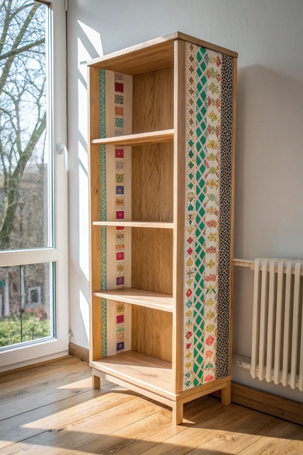 Transform Your Bookcase: Add a Splash of Color with Washi Tape!