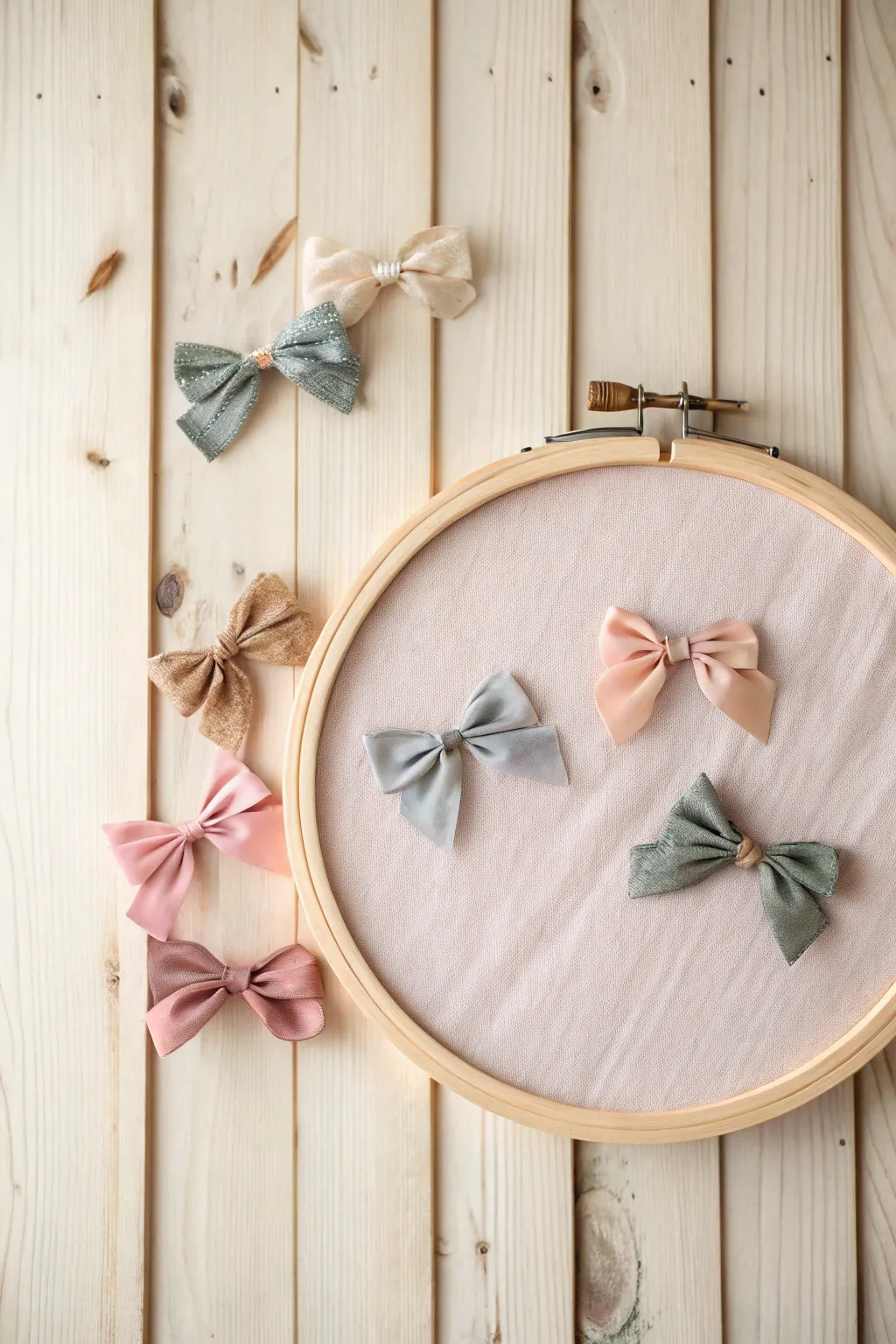 Elegantly display your bows with a touch of minimalist charm and boho flair.