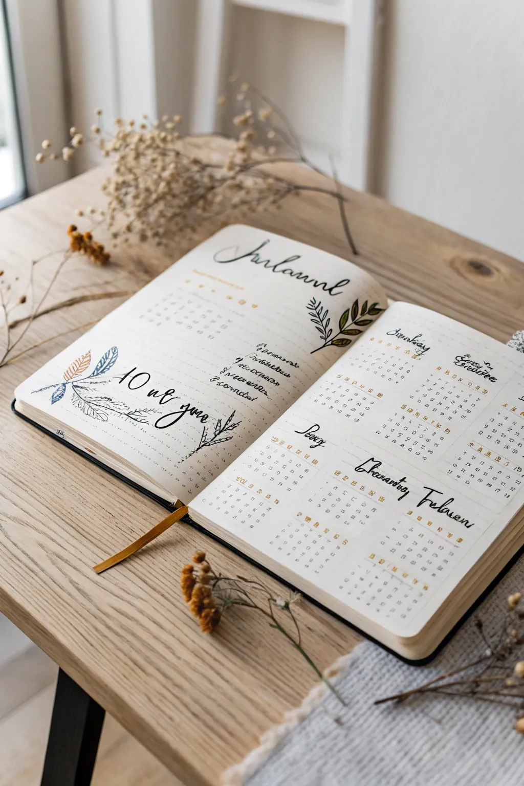 Explore the art of font variety in your bullet journal for a personalized touch!