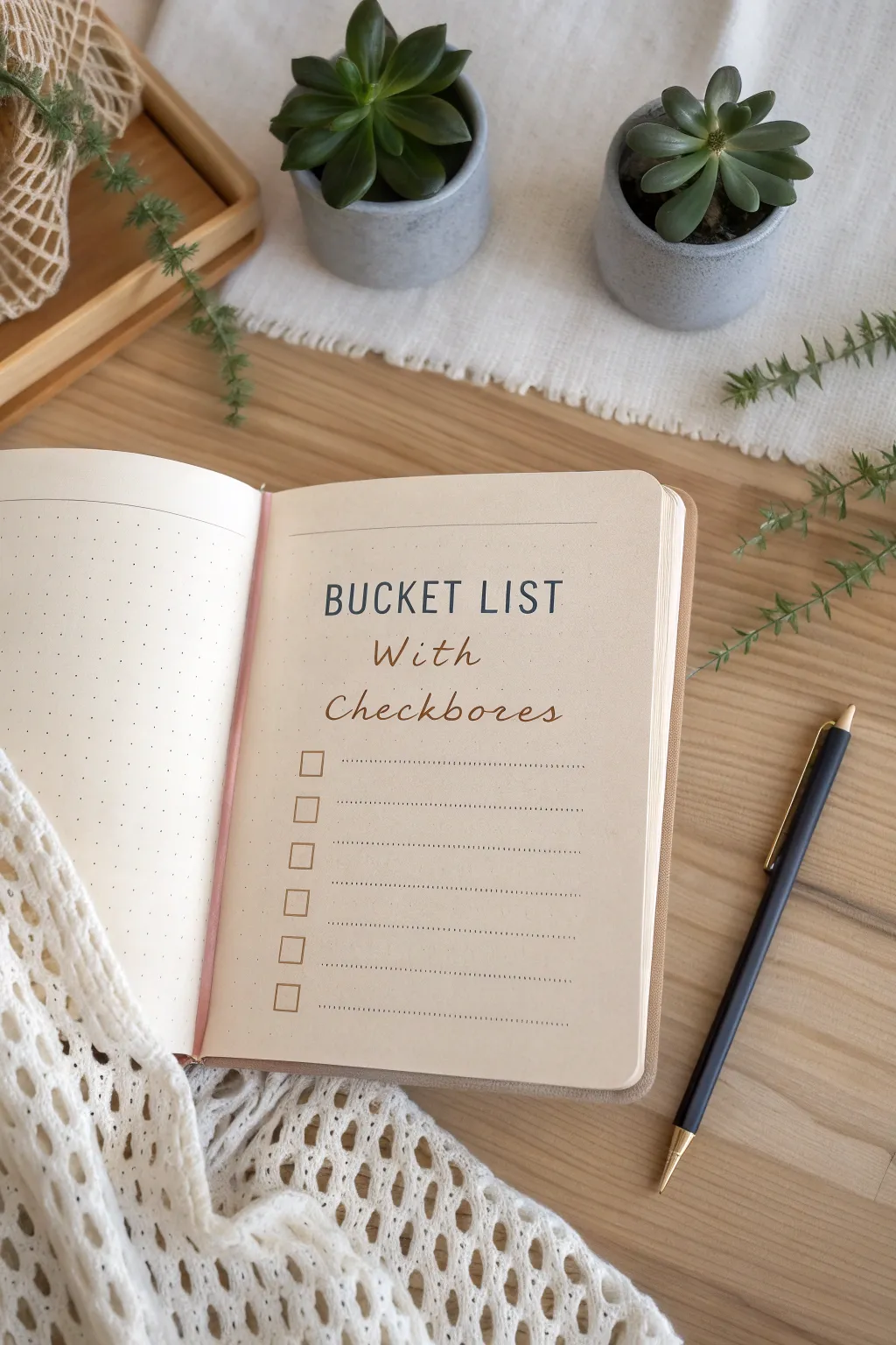 Craft your dreams in style – one checkbox at a time.