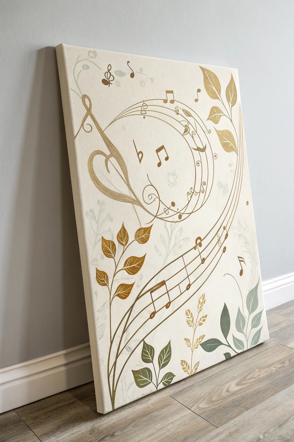 Harmonize your classroom with this chic Music Melody Canvas—perfect for the music lover in every teacher.