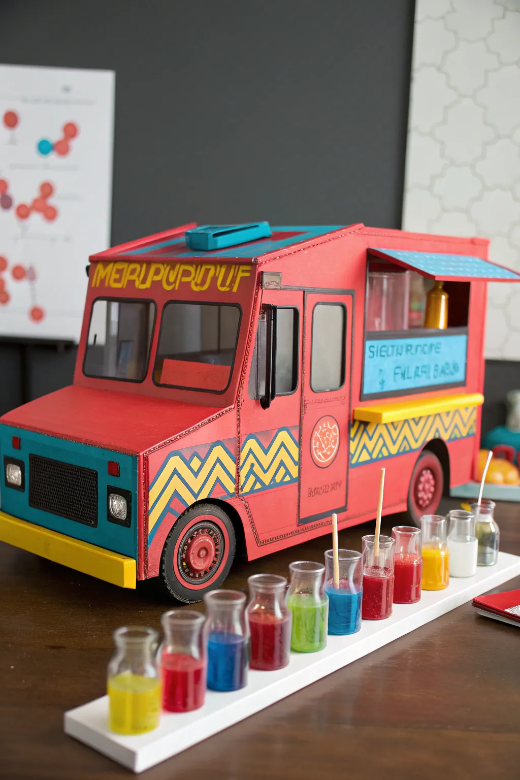 Unleash your culinary creativity with this DIY food lab truck, where bold flavors meet playful science!