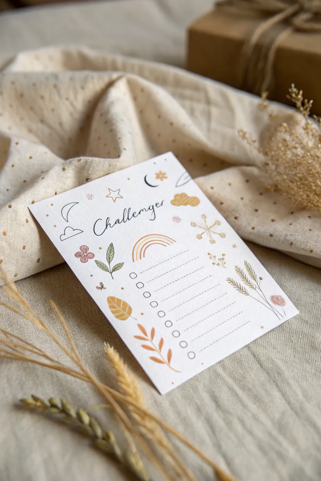 Unleash your creativity with beautifully crafted challenge cards that inspire joy and imagination.