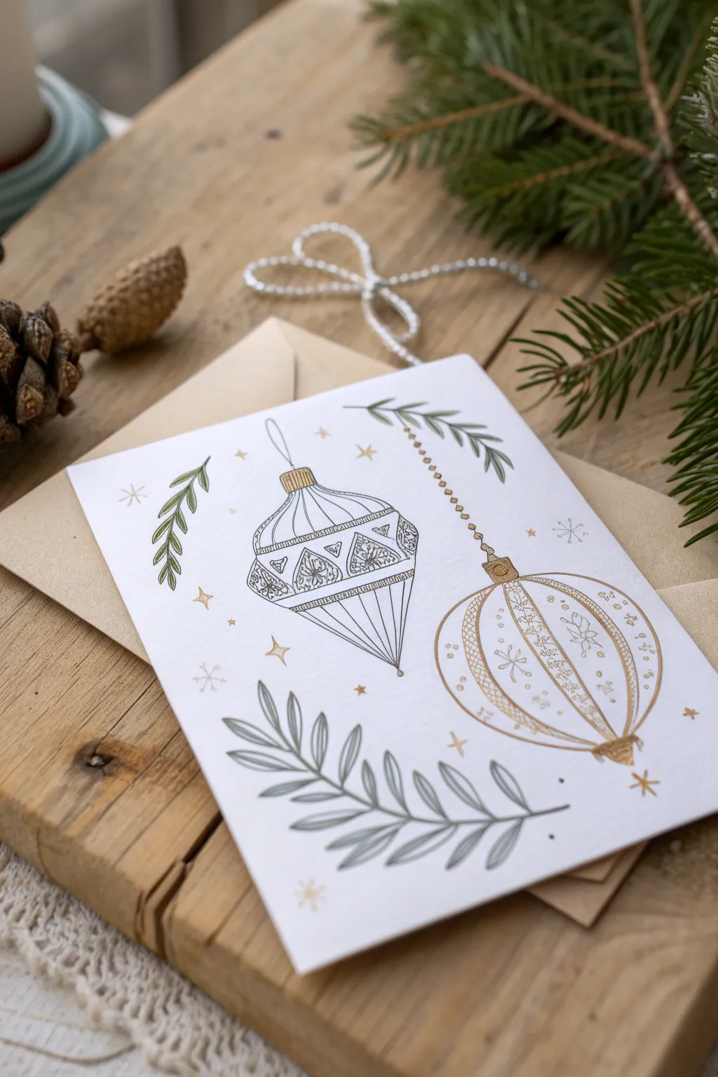 Celebrate the season with a card that embraces cultural diversity and natural beauty.