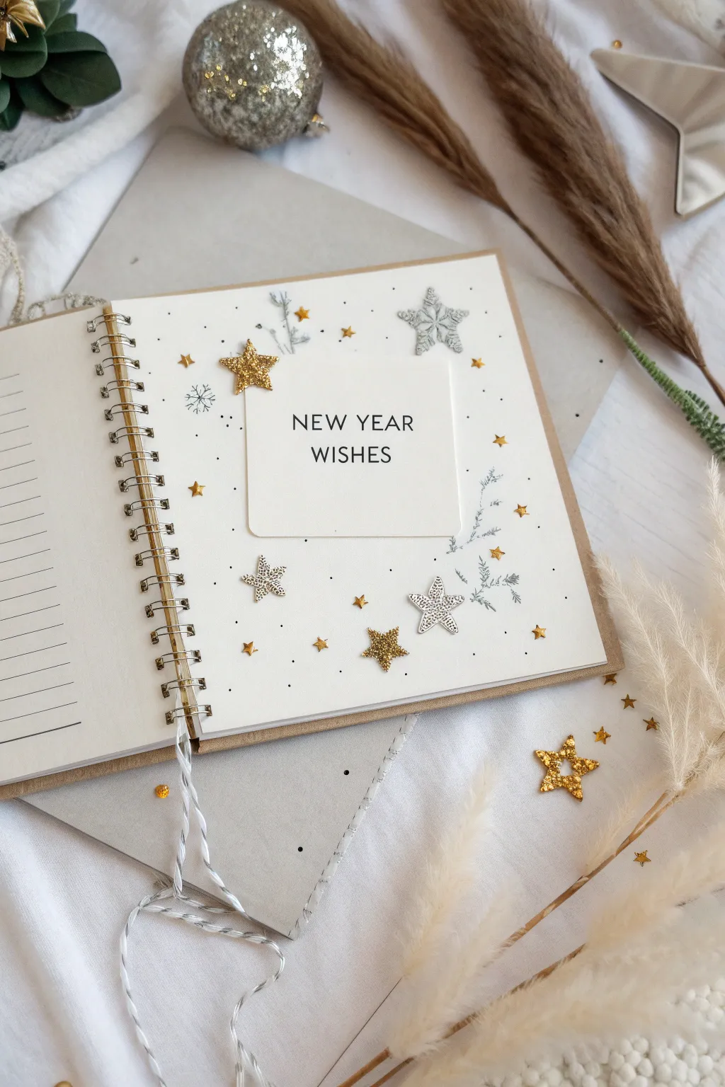 Embrace the New Year with a touch of elegance and dreams woven into every page.