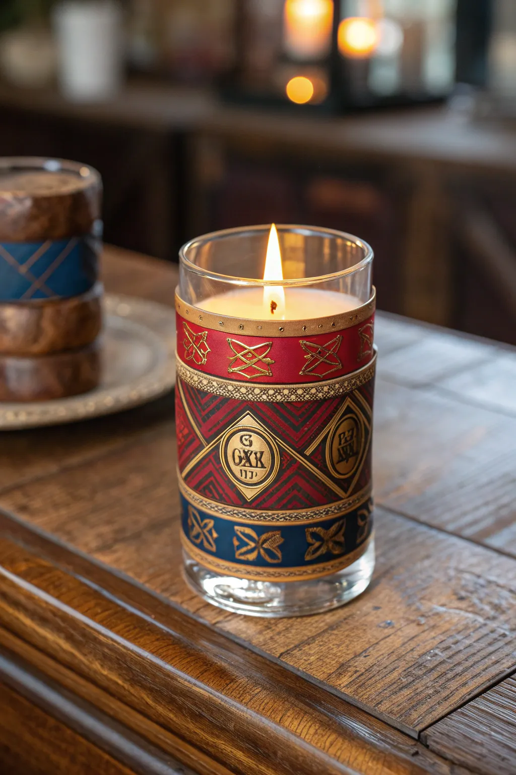 Craftsmanship meets ambiance: Transform your space with cigar band candle holders.