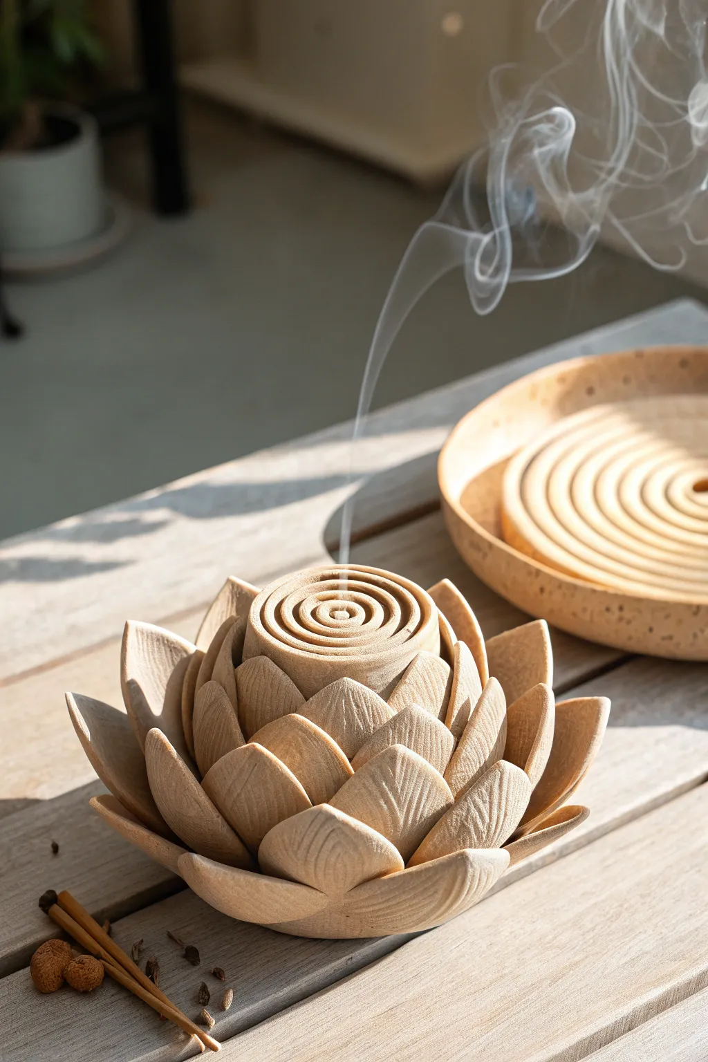 Elevate your meditation space with a handcrafted lotus incense holder—where simplicity meets serenity.