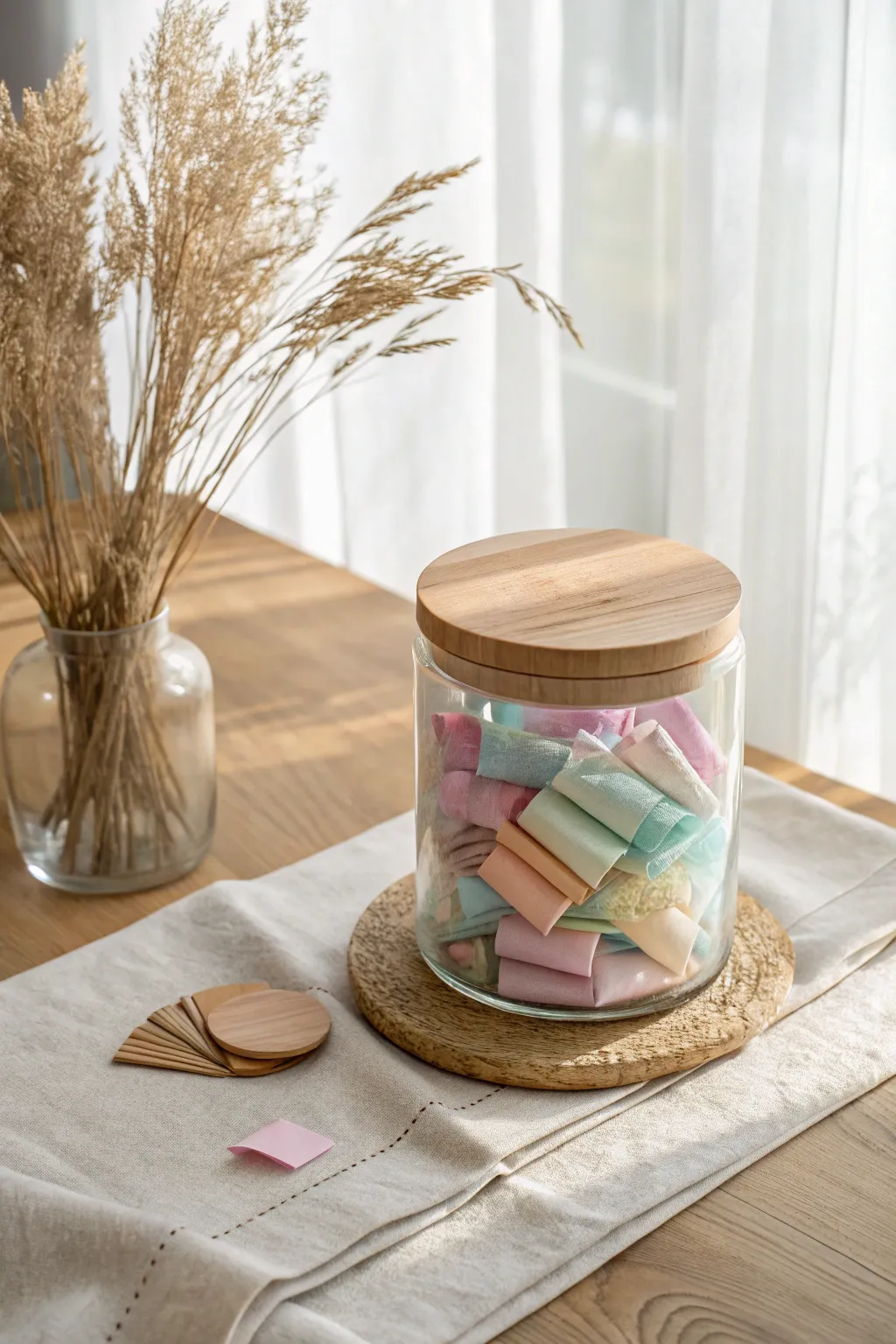 Embrace mindfulness moments with a beautifully crafted consequence jar.