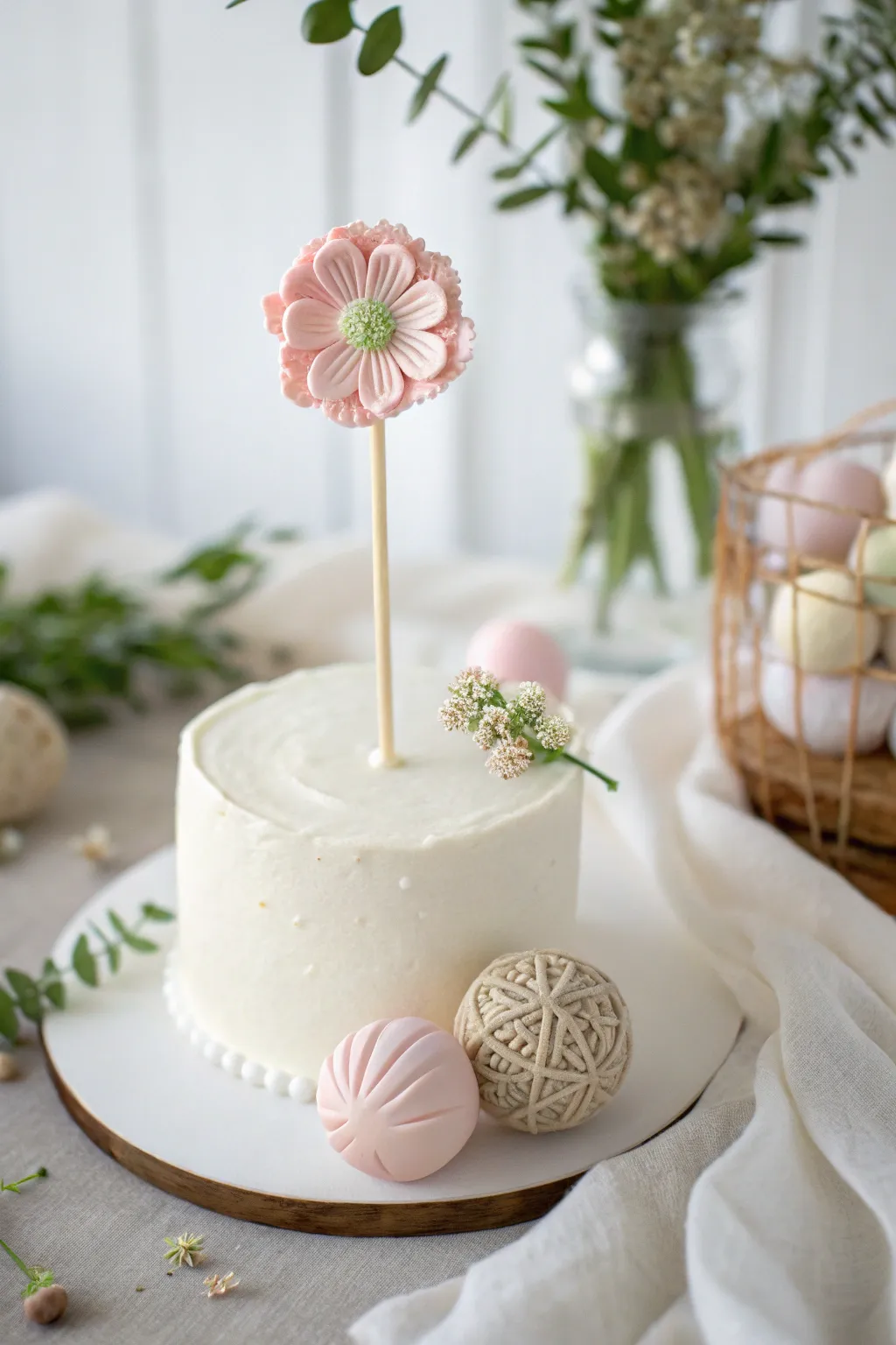 Bloom into sweetness with a charming cake pop garden centerpiece.