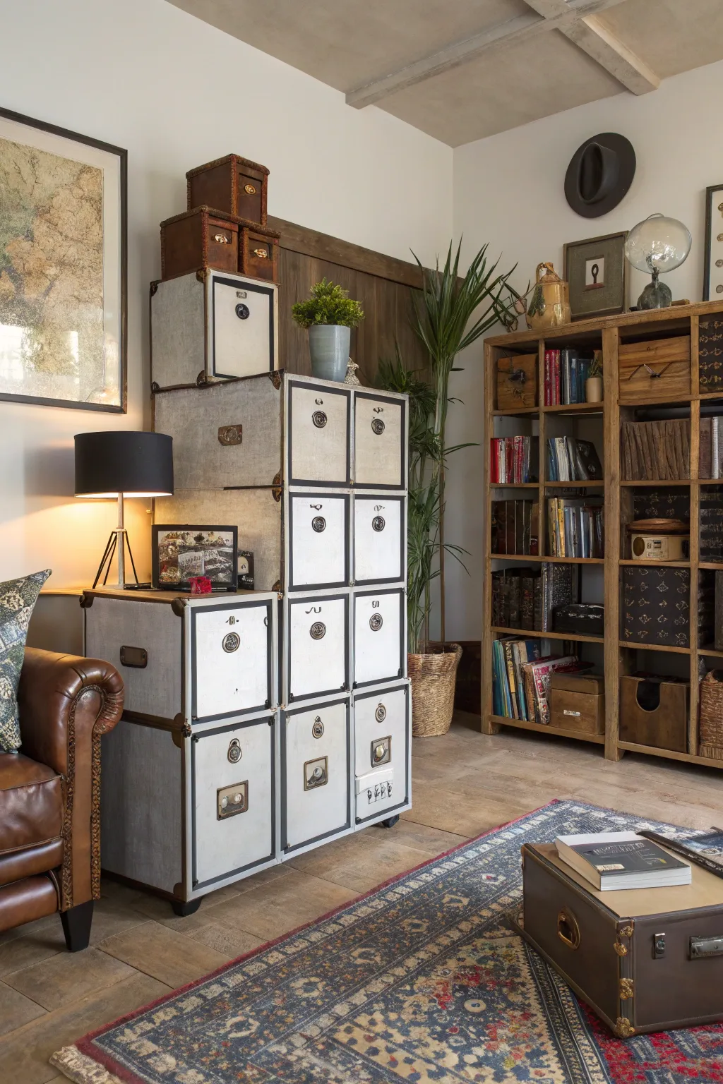 Cube storage adds character and charm to any space.