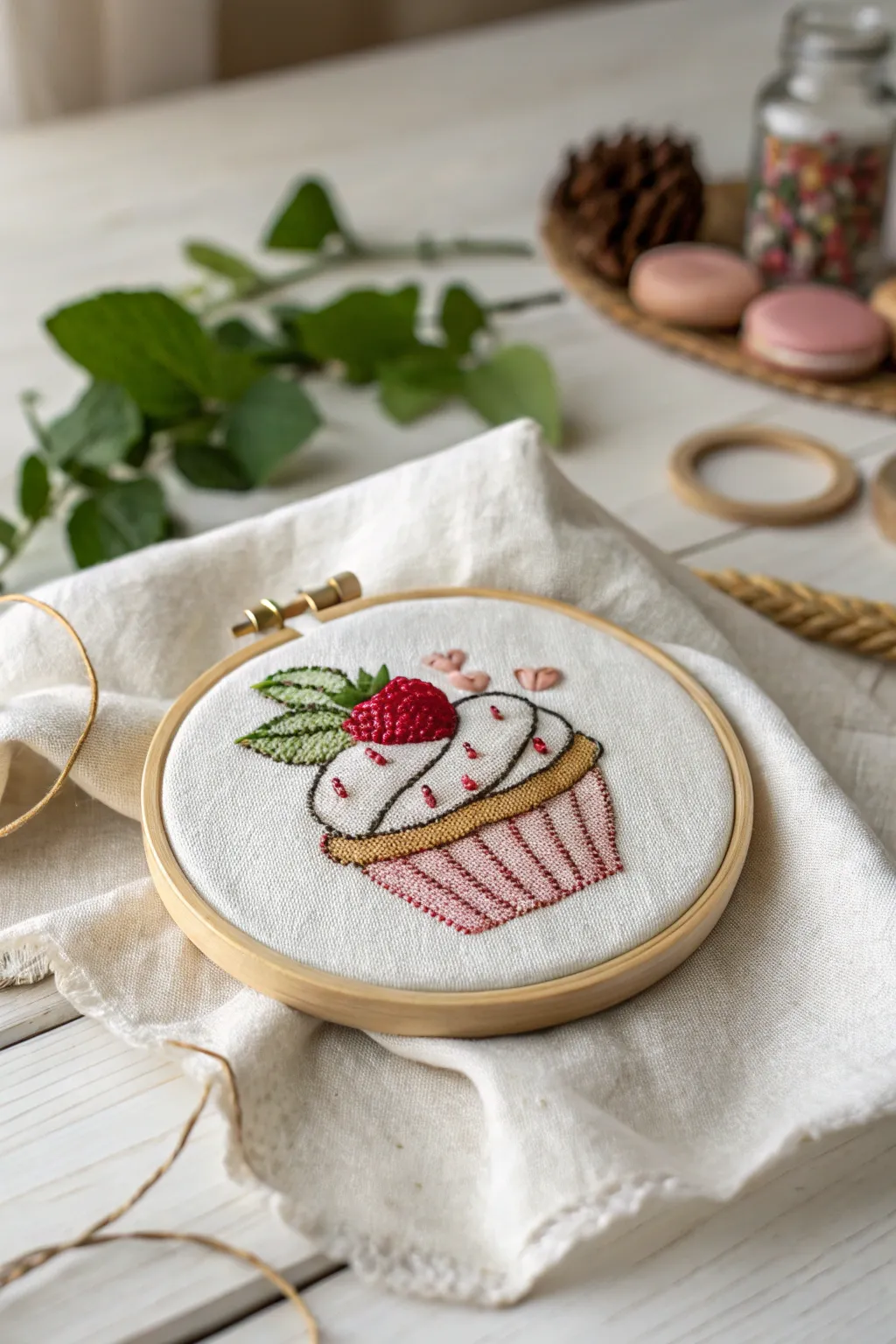Indulge in the sweetness of creativity with charming cupcake cross-stitch patterns.