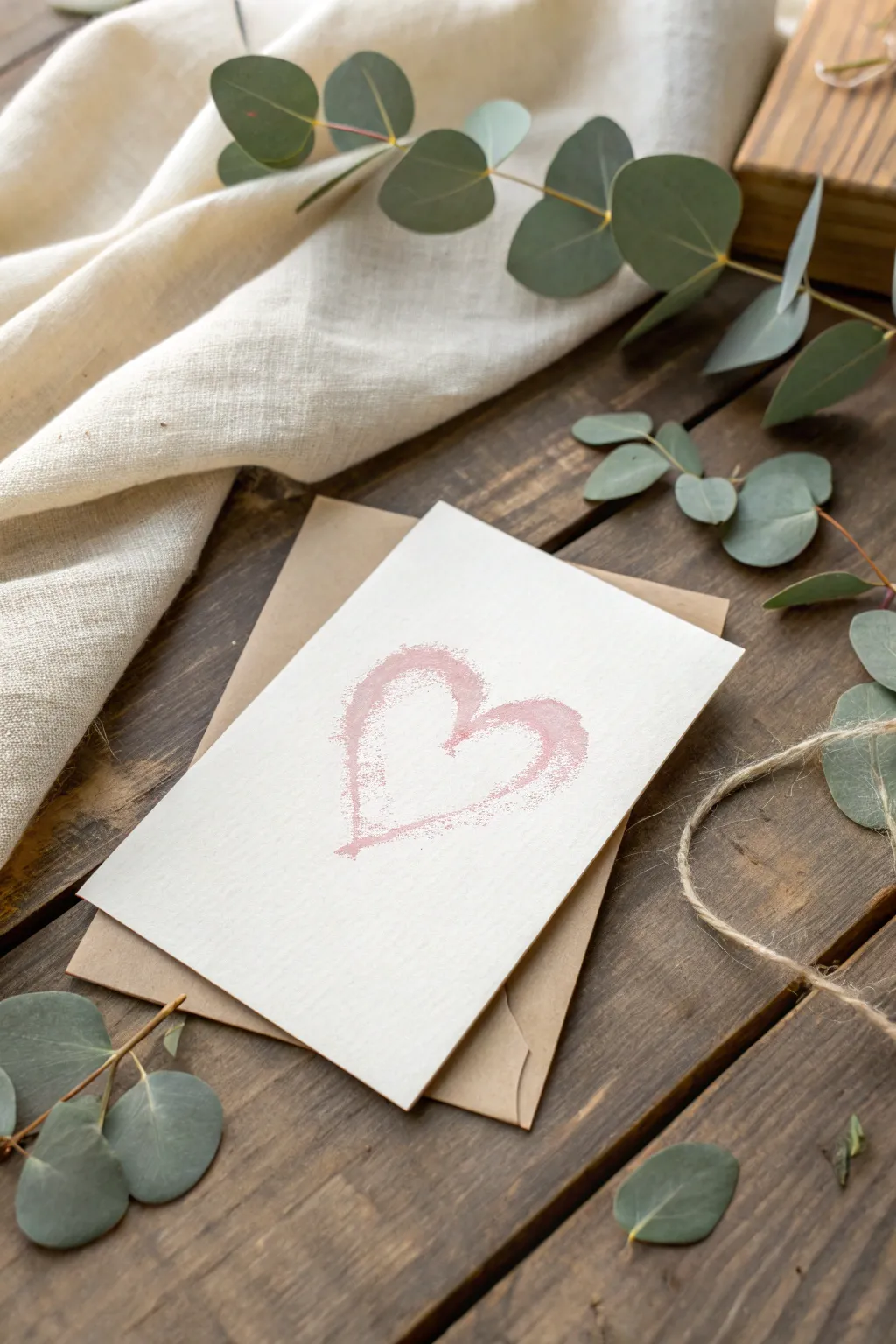 Craft a heartfelt message with a touch of elegance and simplicity using spray paint silhouettes. Perfect for a minimalist Valentine's gesture.