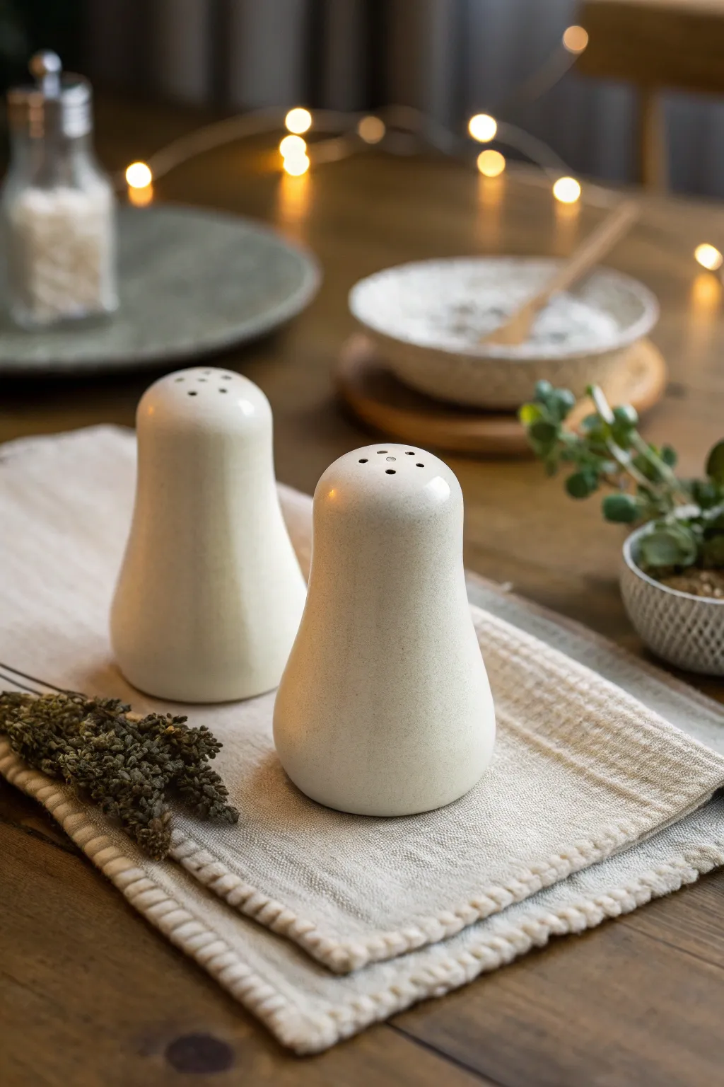 Illuminate your table with these DIY glow-in-the-dark clay shakers – where elegance meets whimsy!