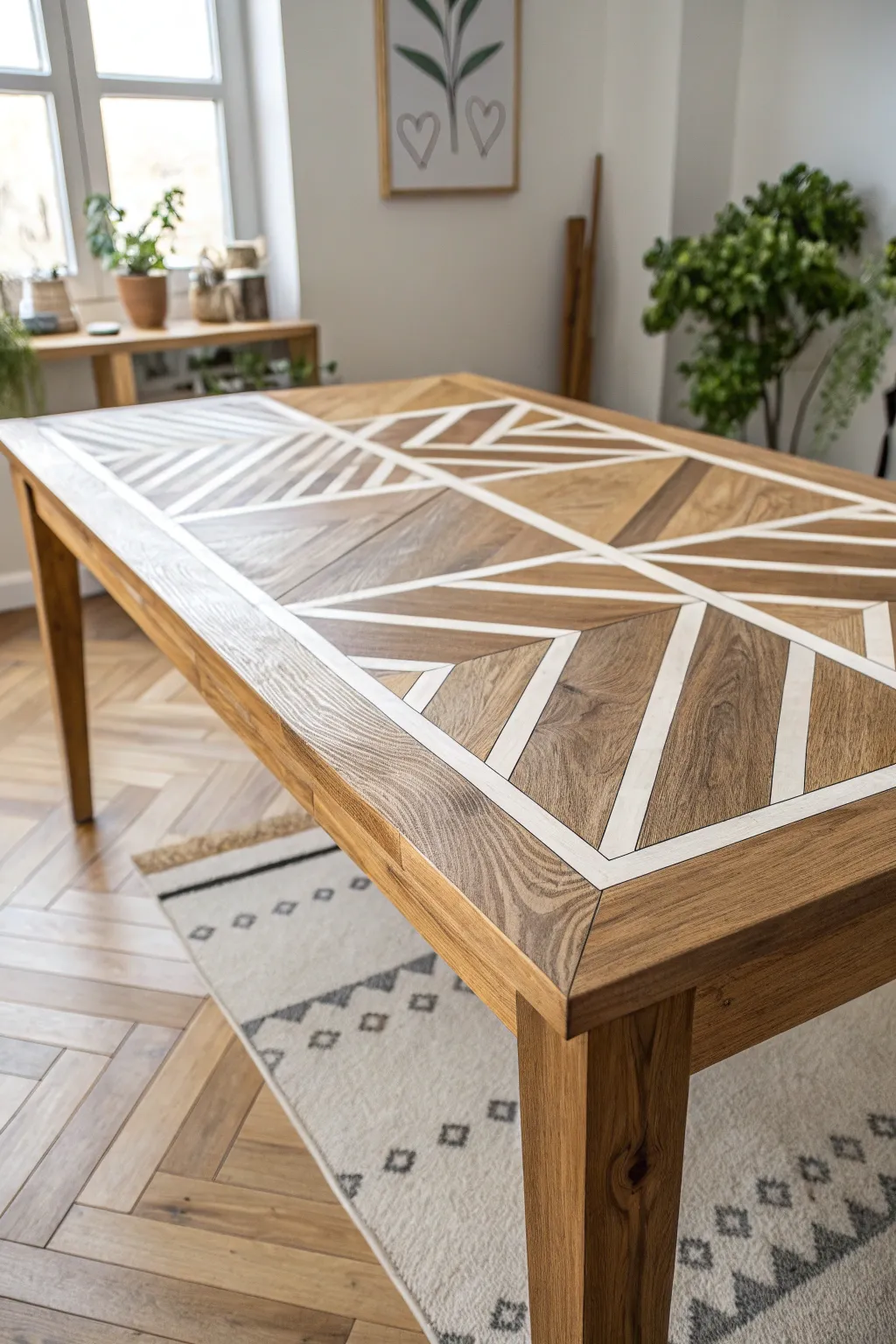 Transform your dining space with chic geometric flair—perfect for the modern minimalist at heart.