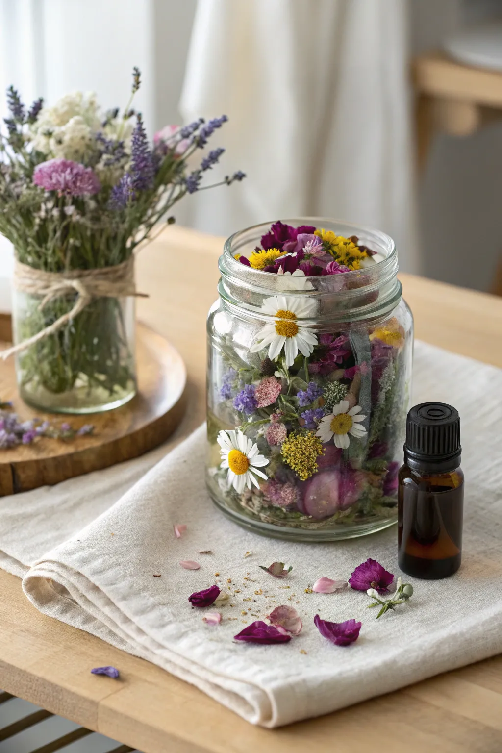 Indulge in tranquility with a handcrafted floral bath tea – the perfect DIY gift for tea lovers seeking relaxation and natural beauty.