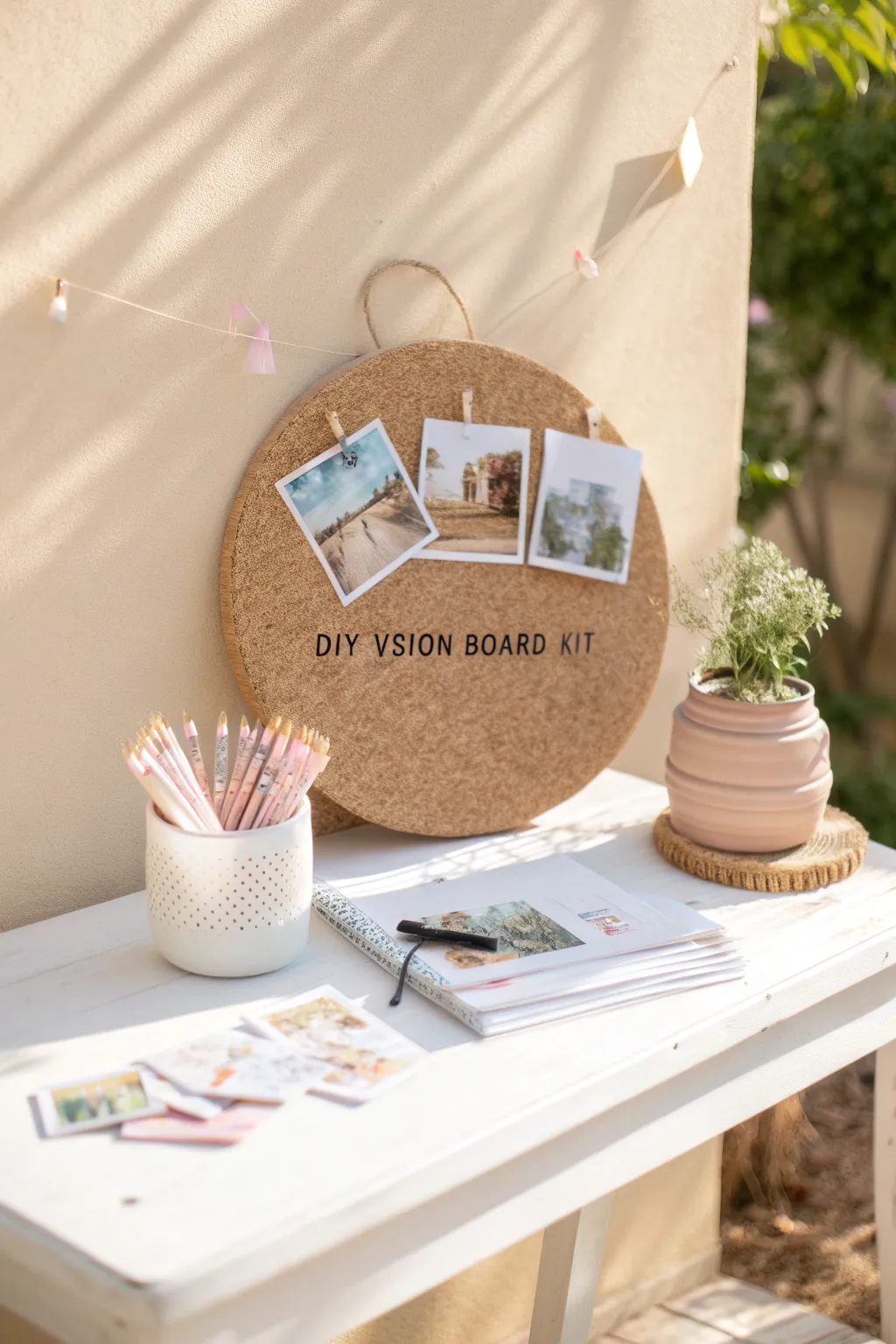 Inspire dreams with this DIY Vision Board Kit – where simplicity meets creativity.