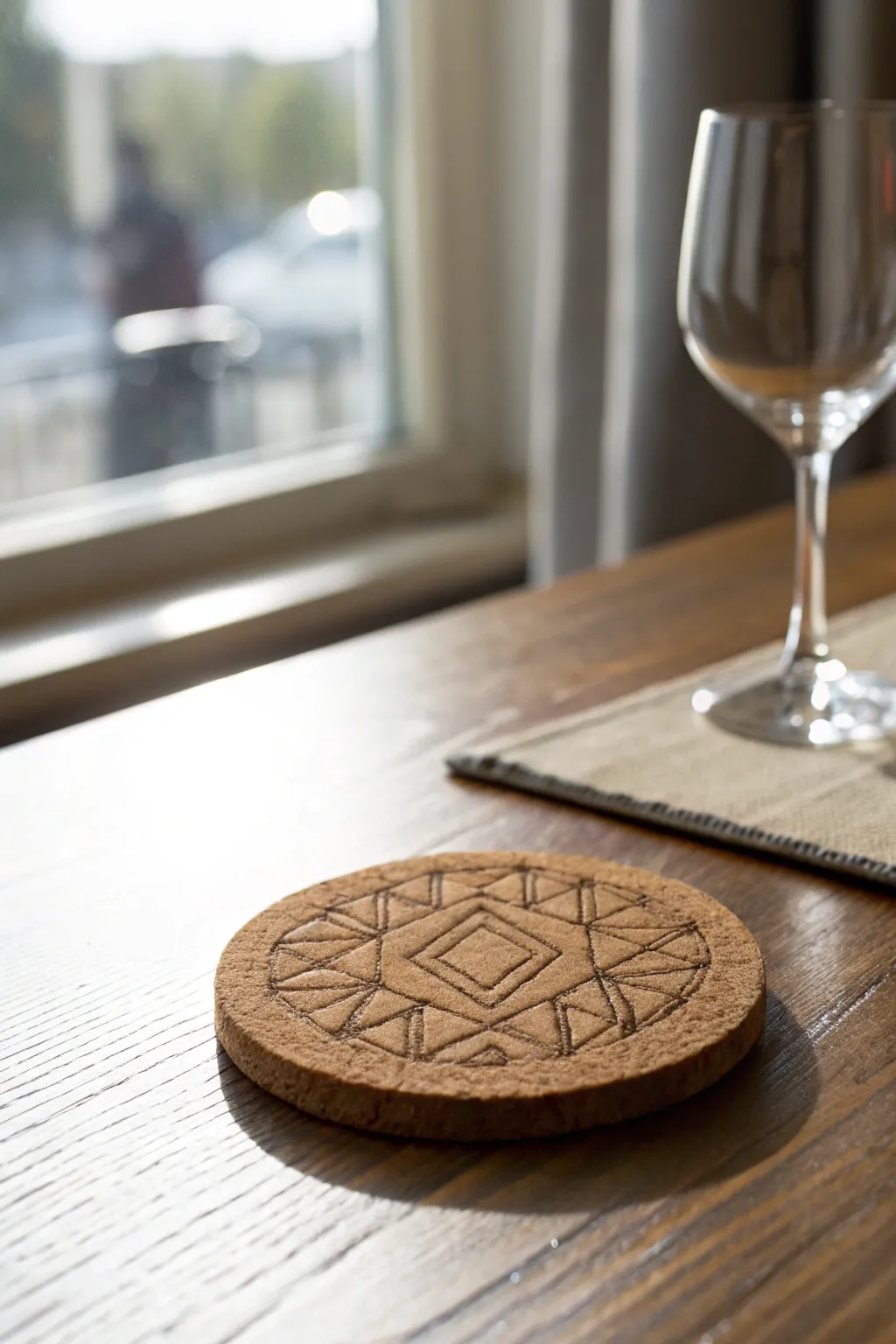 Elevate her wine nights with these exquisite handcrafted cork coasters.