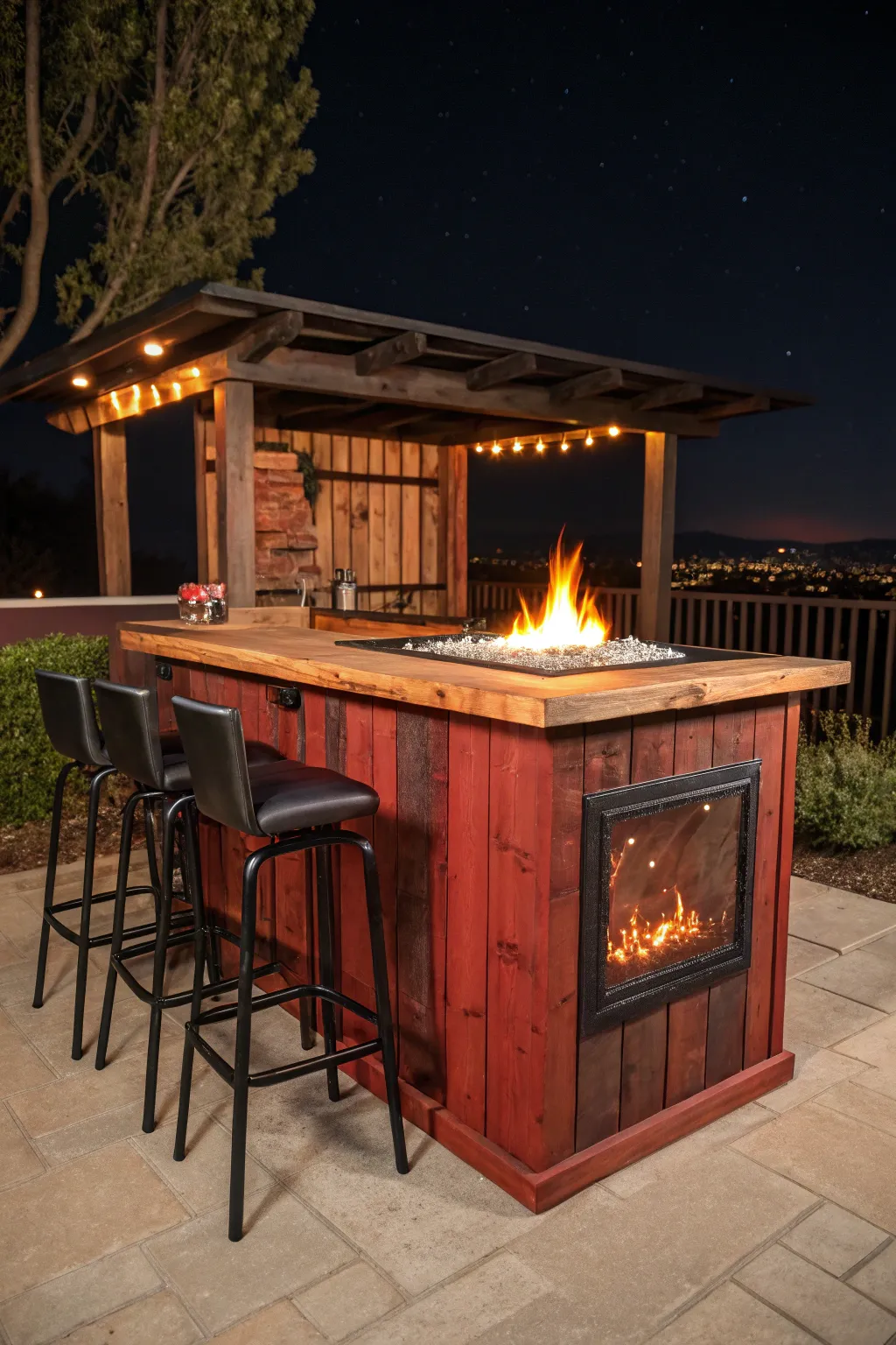 Ignite your evenings with a stunning fire pit bar – where warmth meets craftsmanship.
