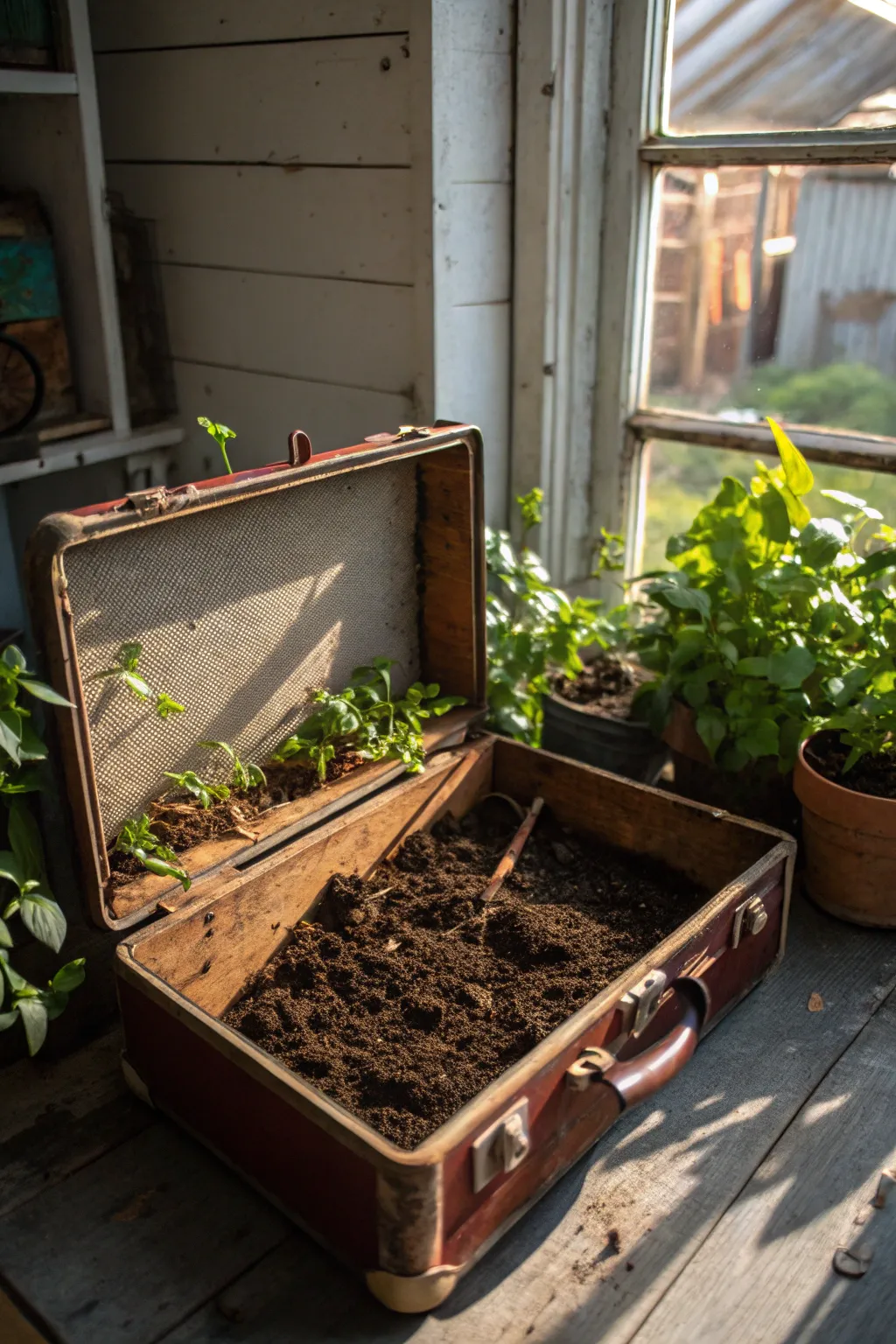 Turn vintage charm into an eco-friendly masterpiece: meet your new portable compost station.