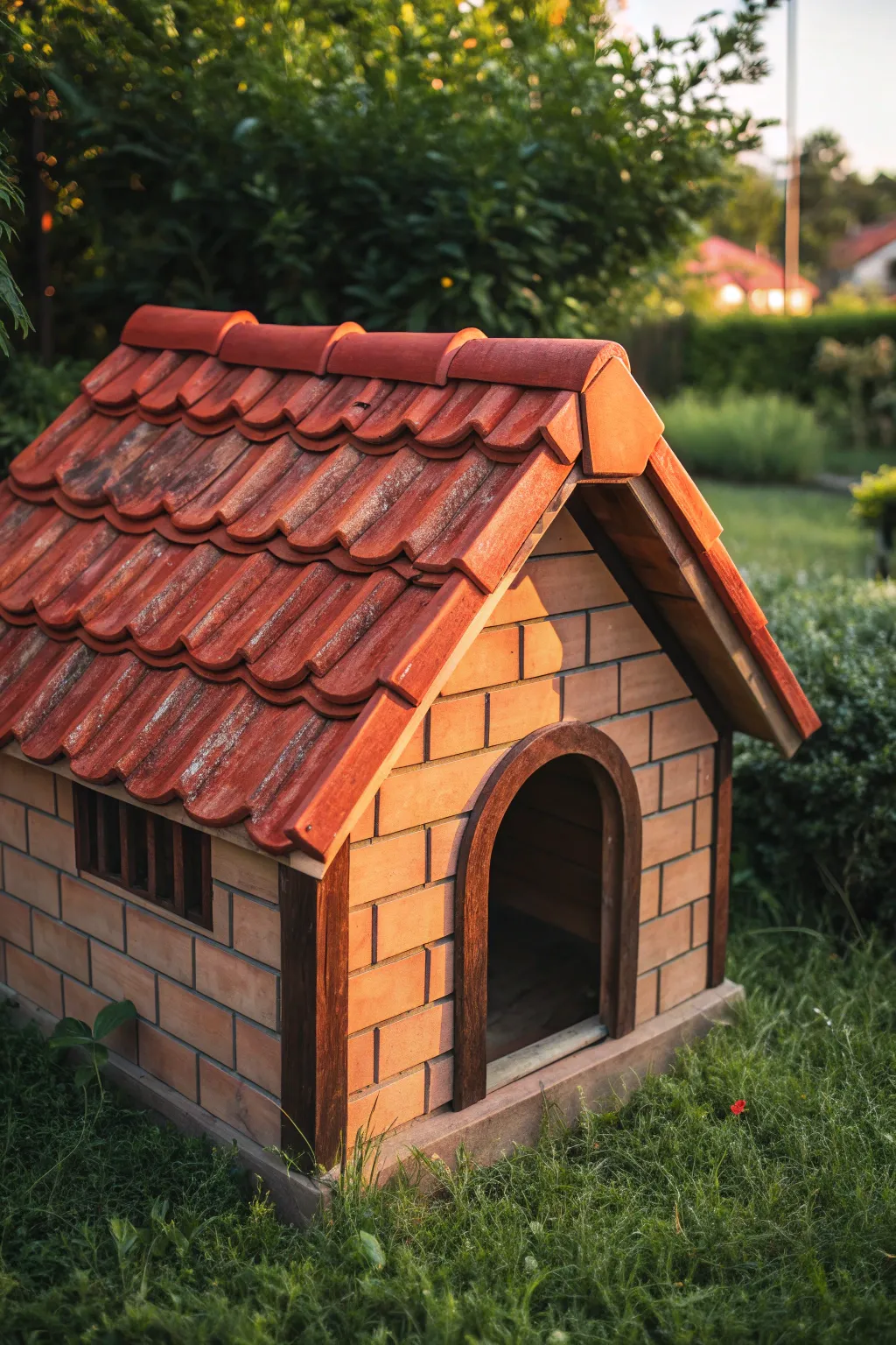 Elevate your dog's home with the timeless elegance of clay tiles—where style meets durability.